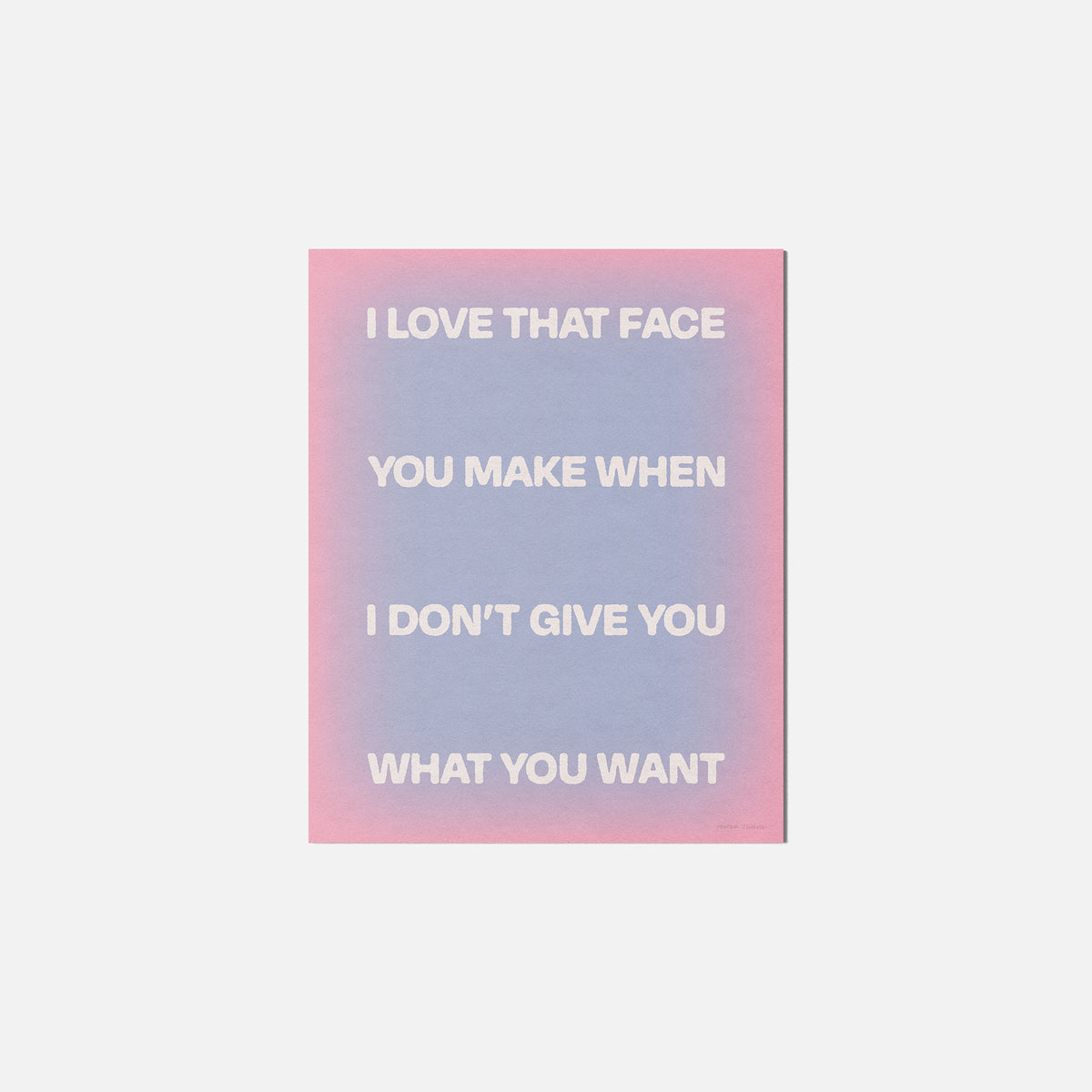 LOVE PRINT