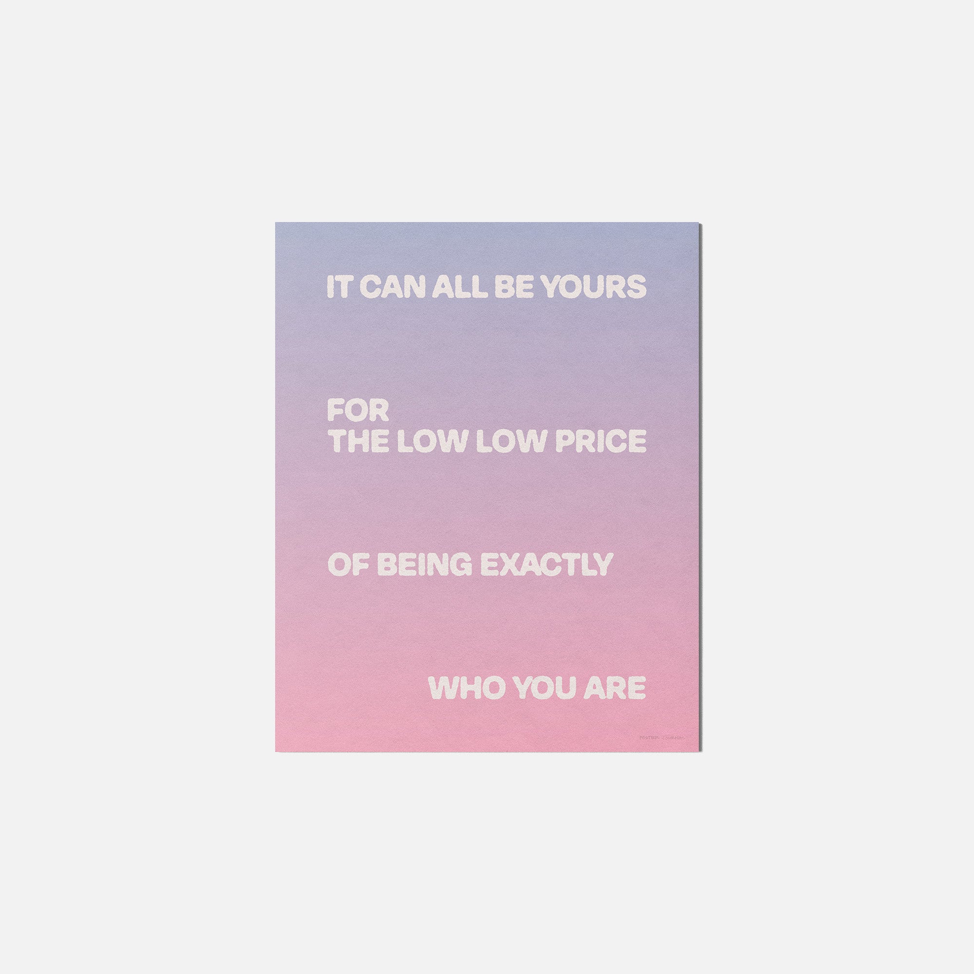 LOW PRINT