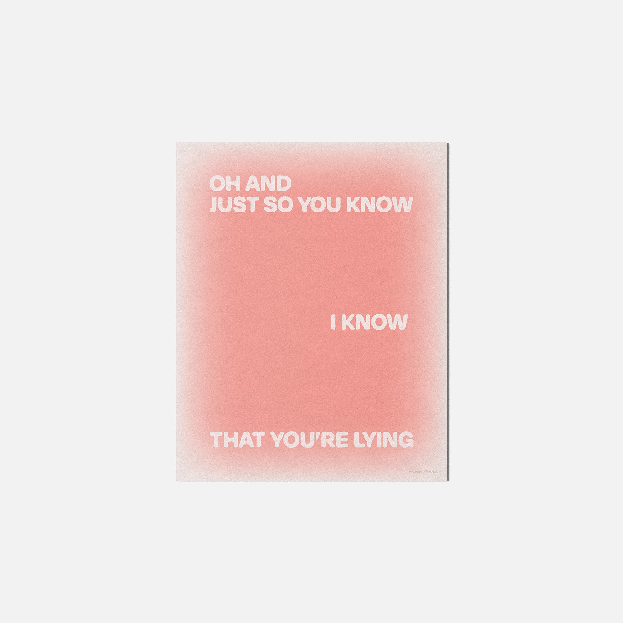 LYING PRINT