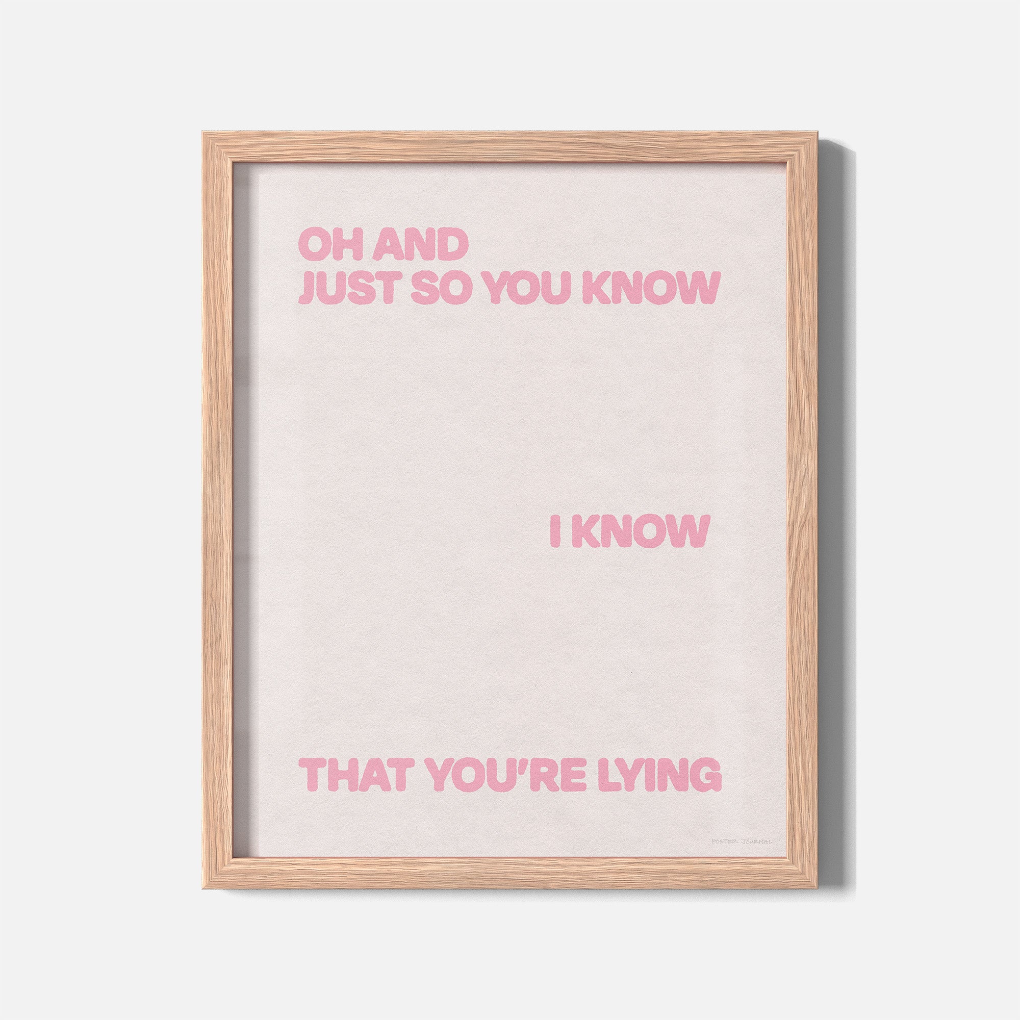 LYING PRINT