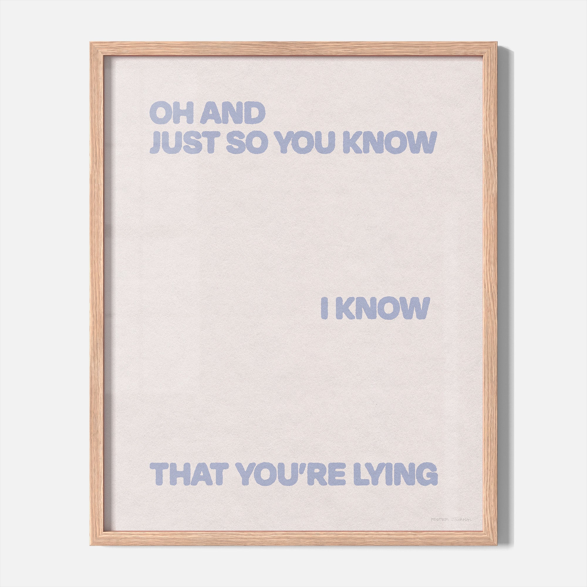 LYING PRINT