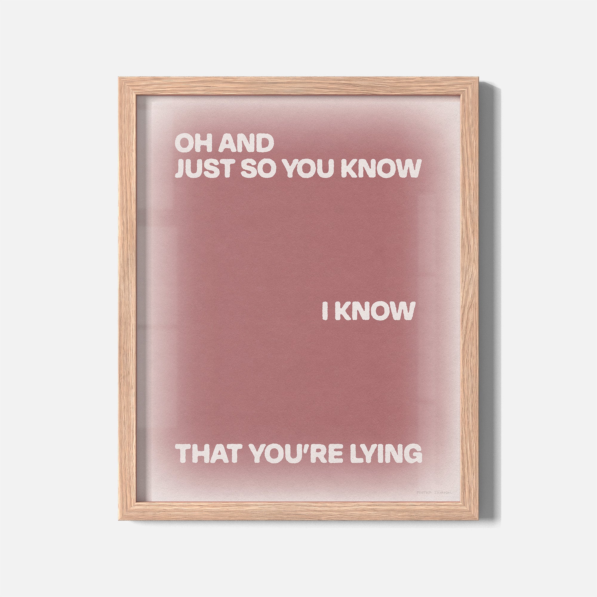 LYING PRINT