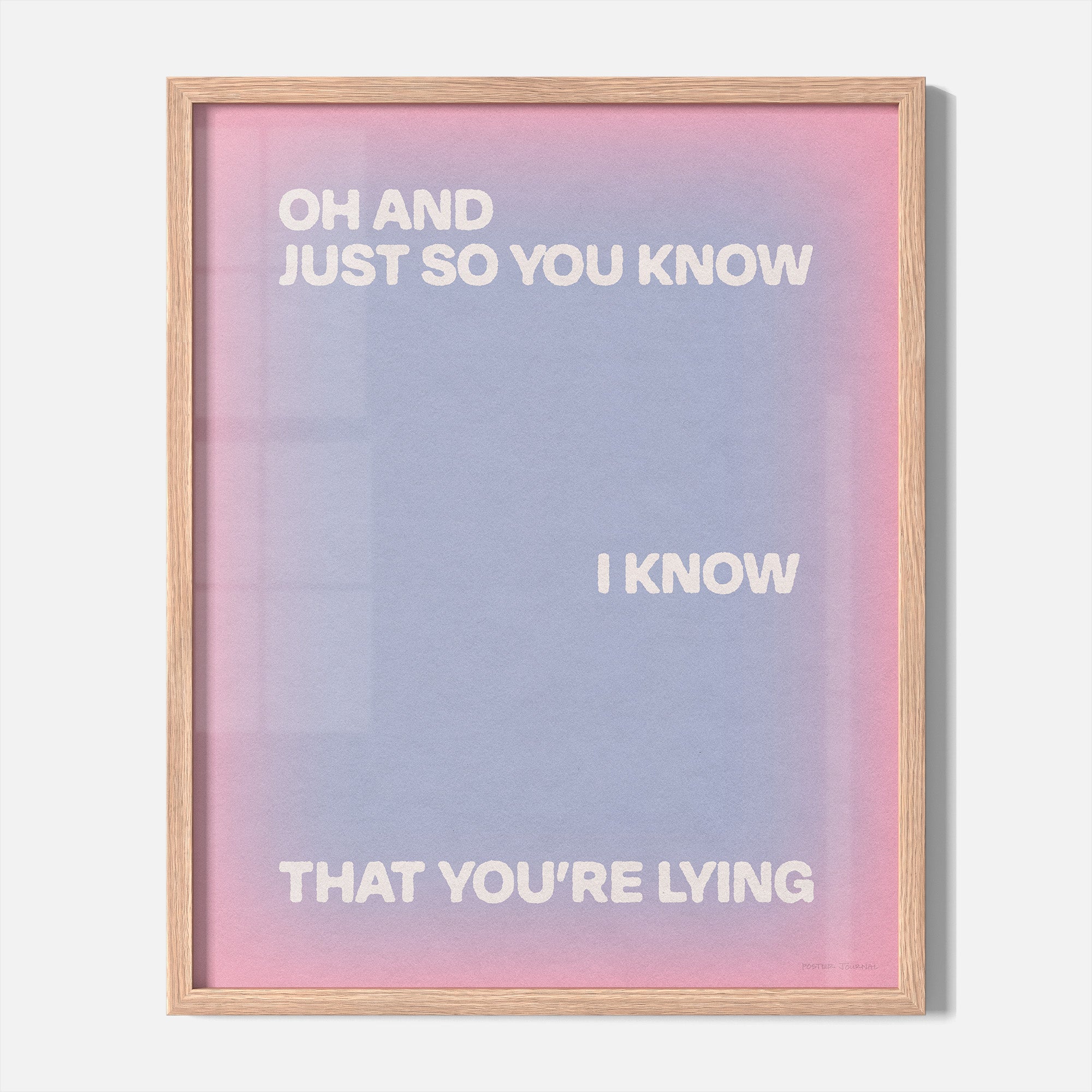 LYING PRINT