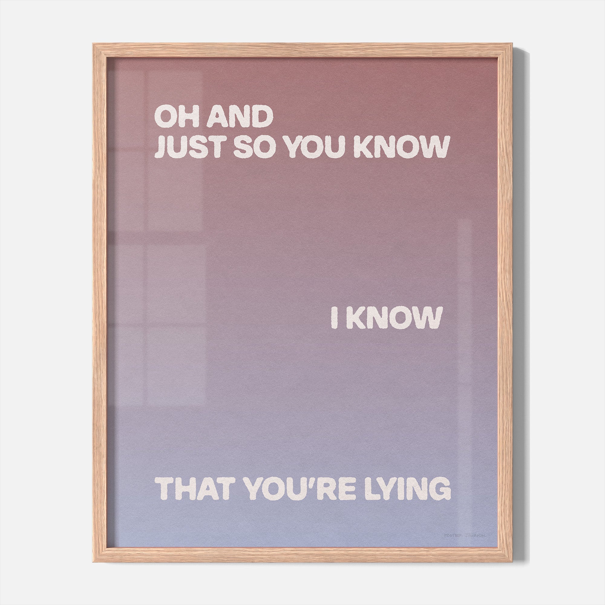 LYING PRINT