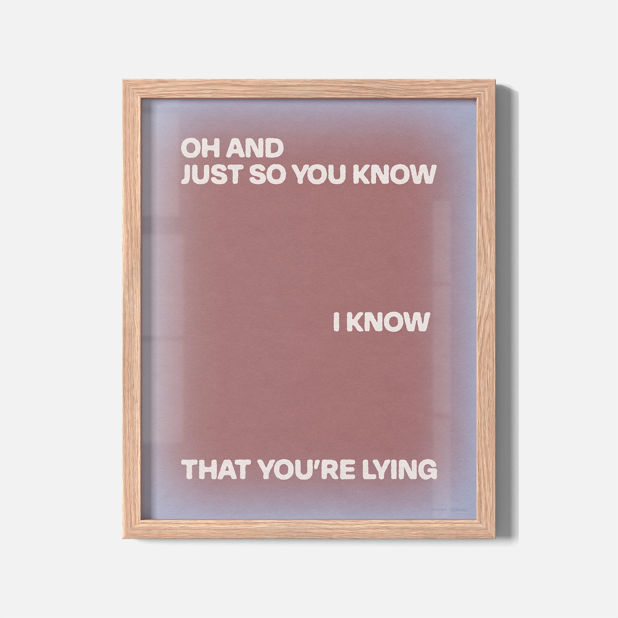 LYING PRINT