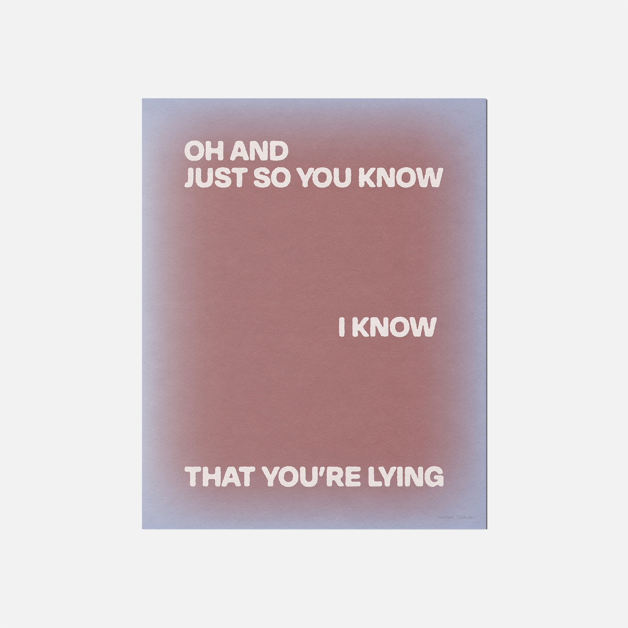 LYING PRINT