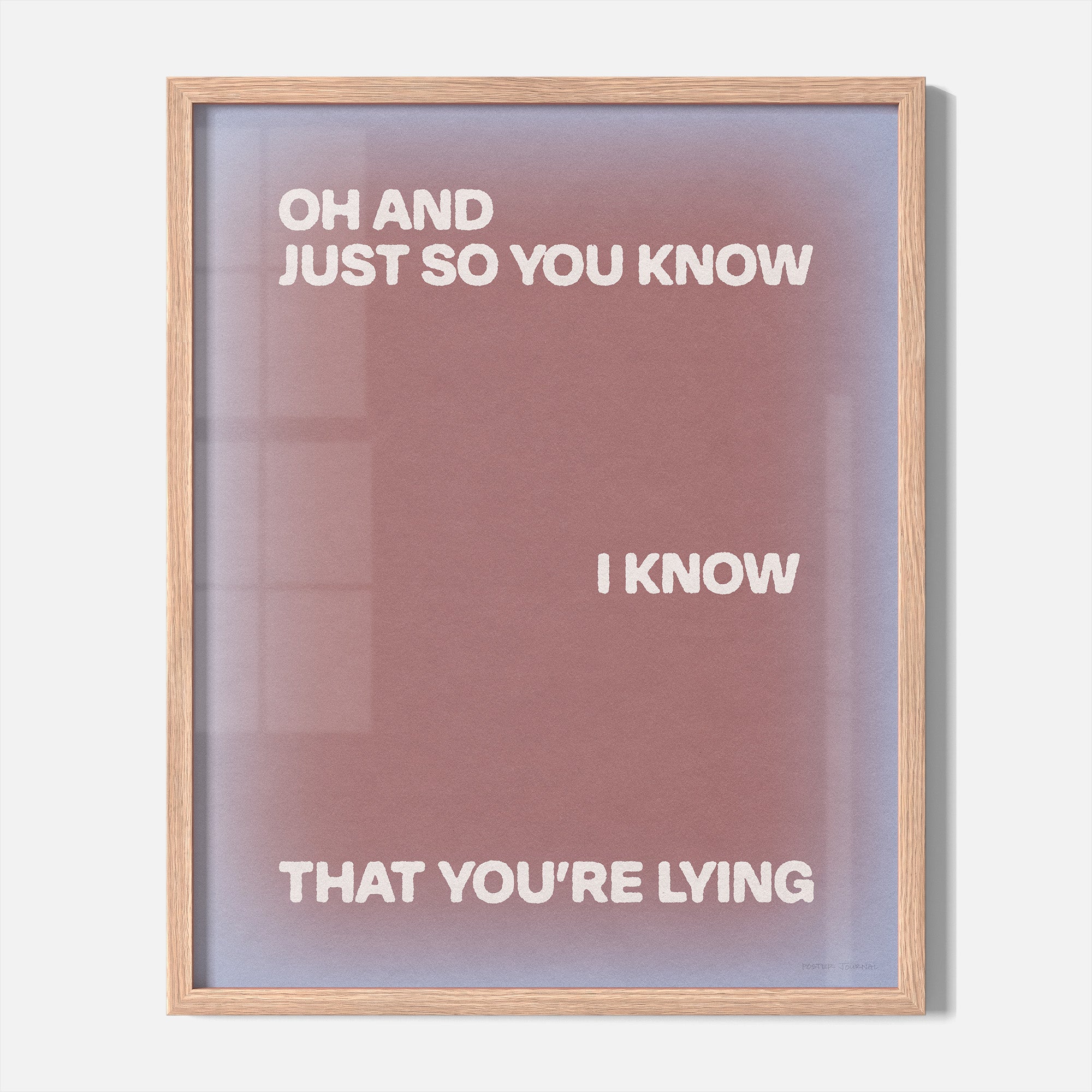 LYING PRINT