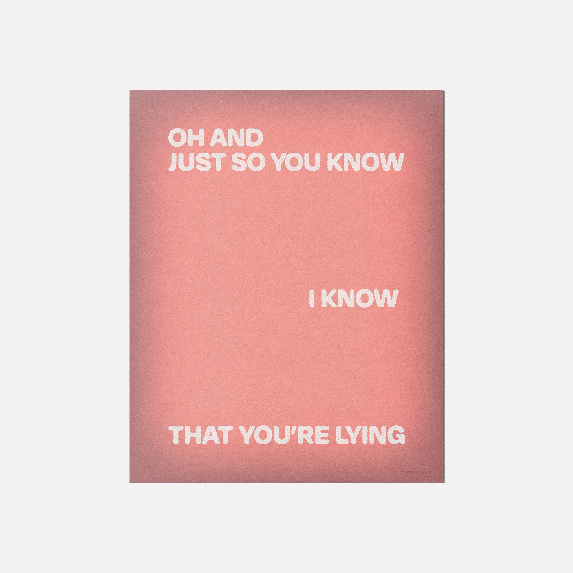 LYING PRINT