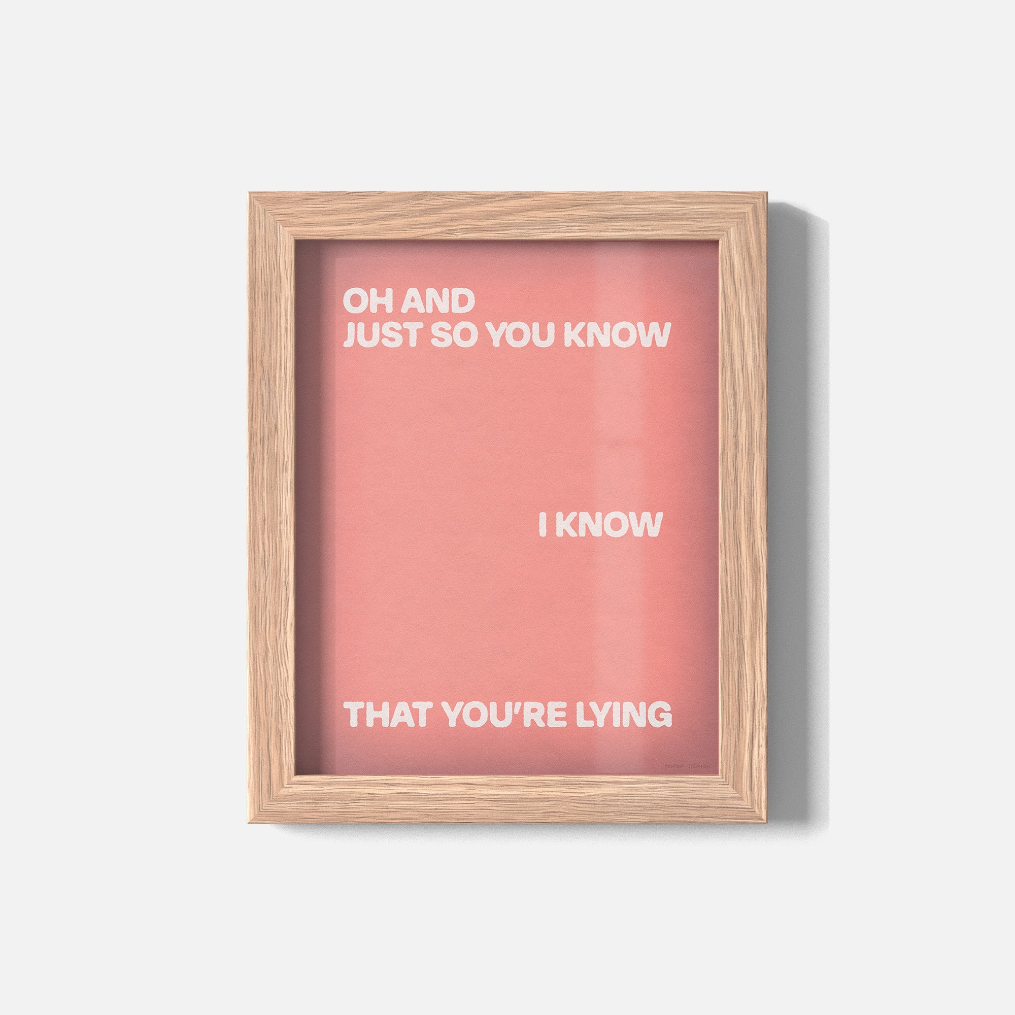 LYING PRINT