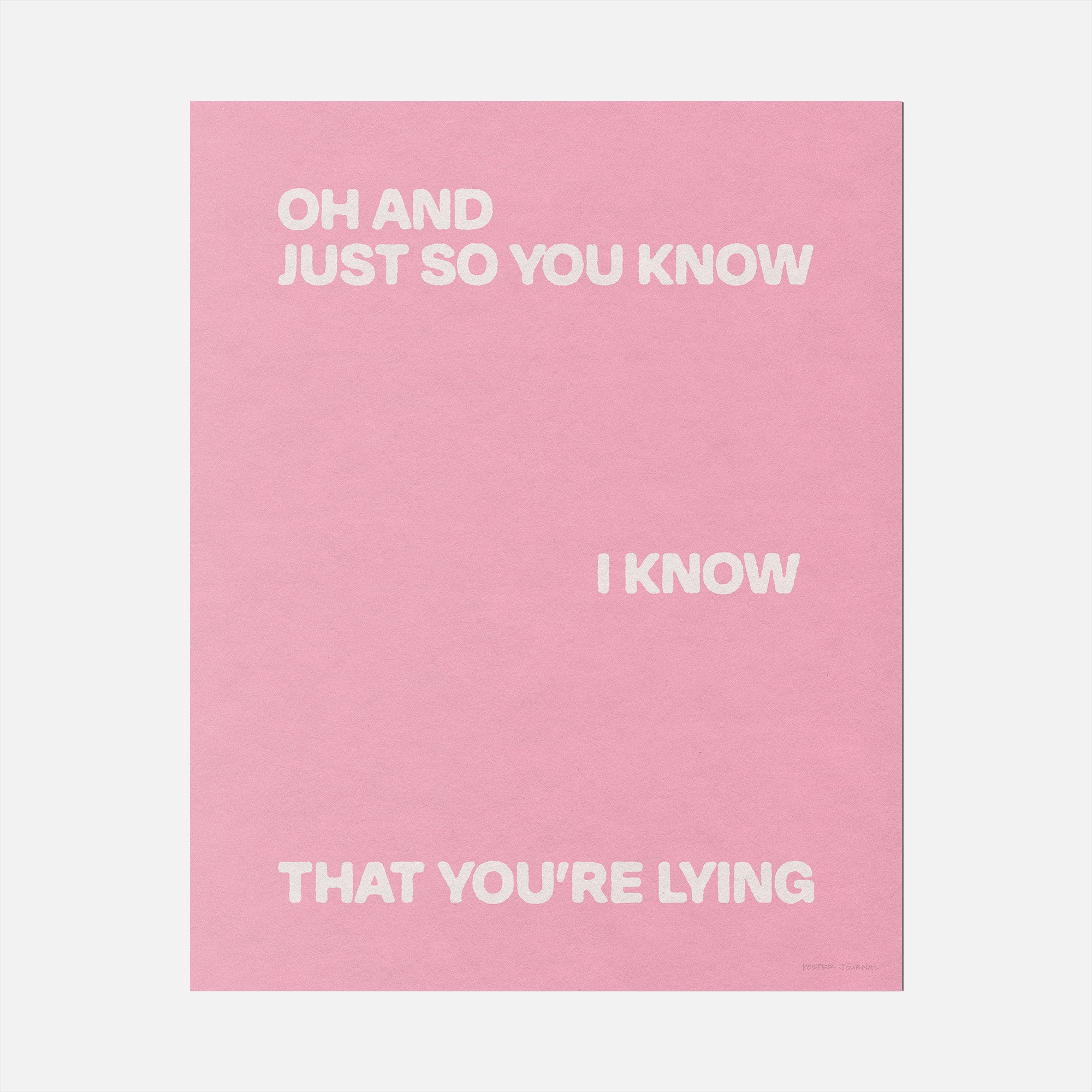 LYING PRINT