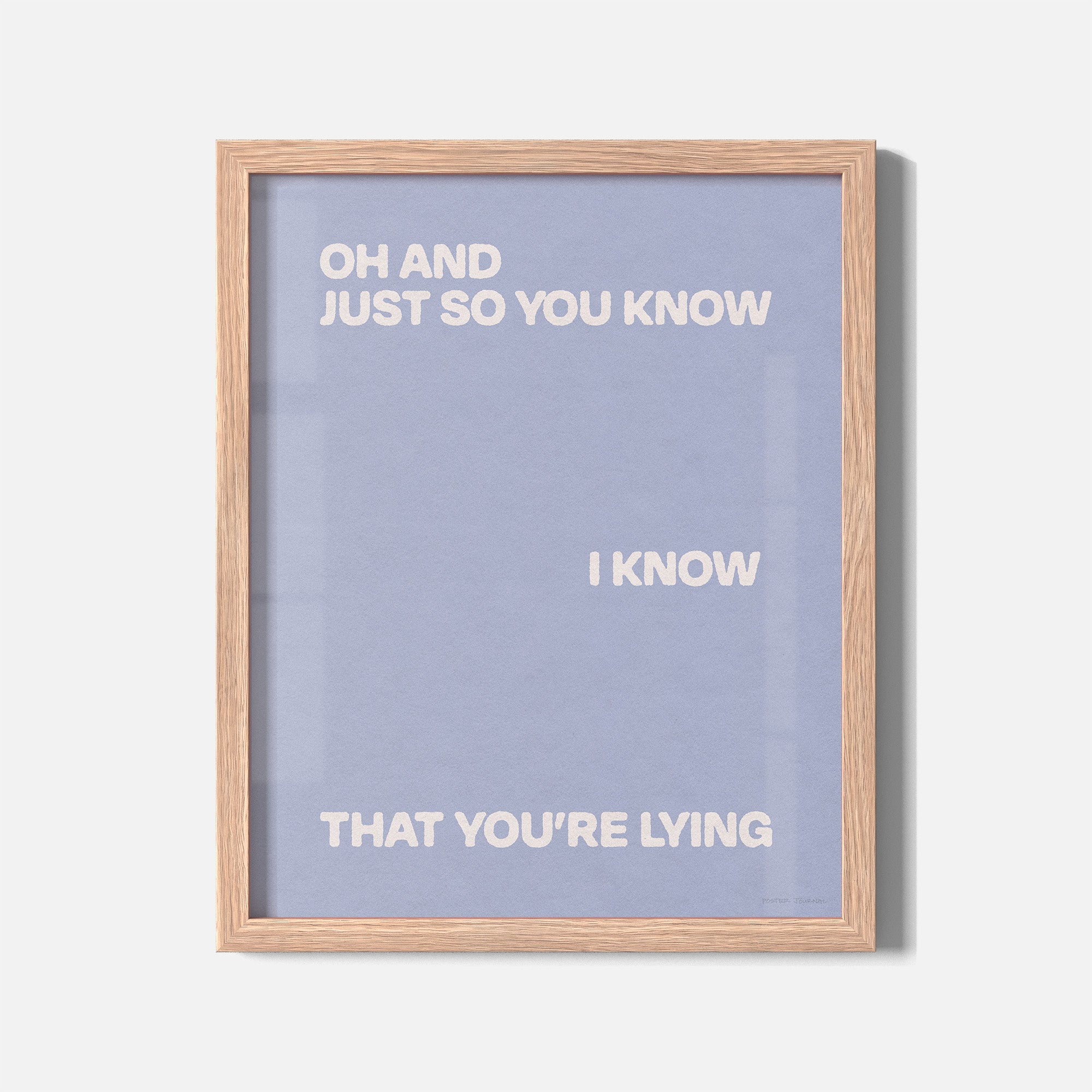 LYING PRINT