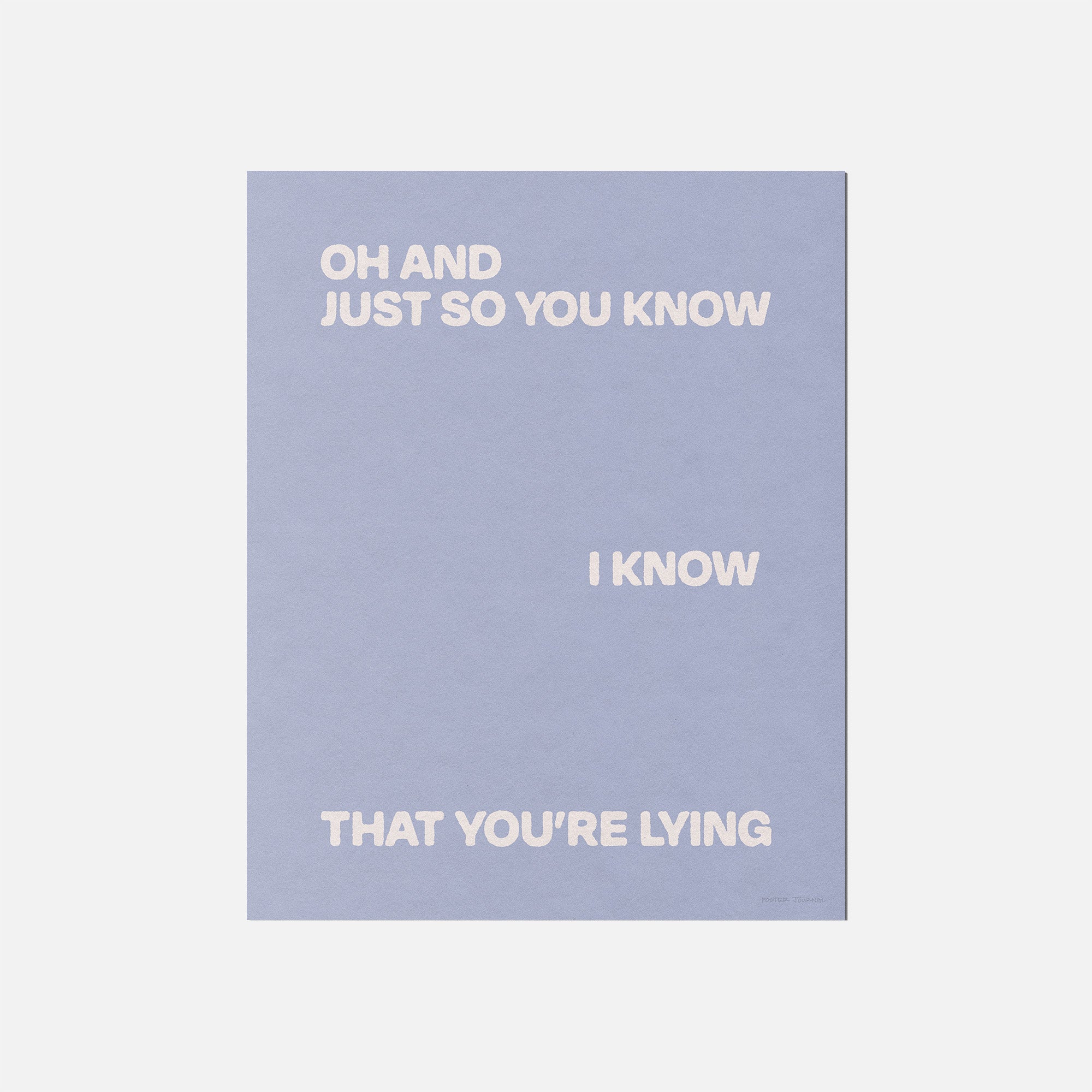 LYING PRINT