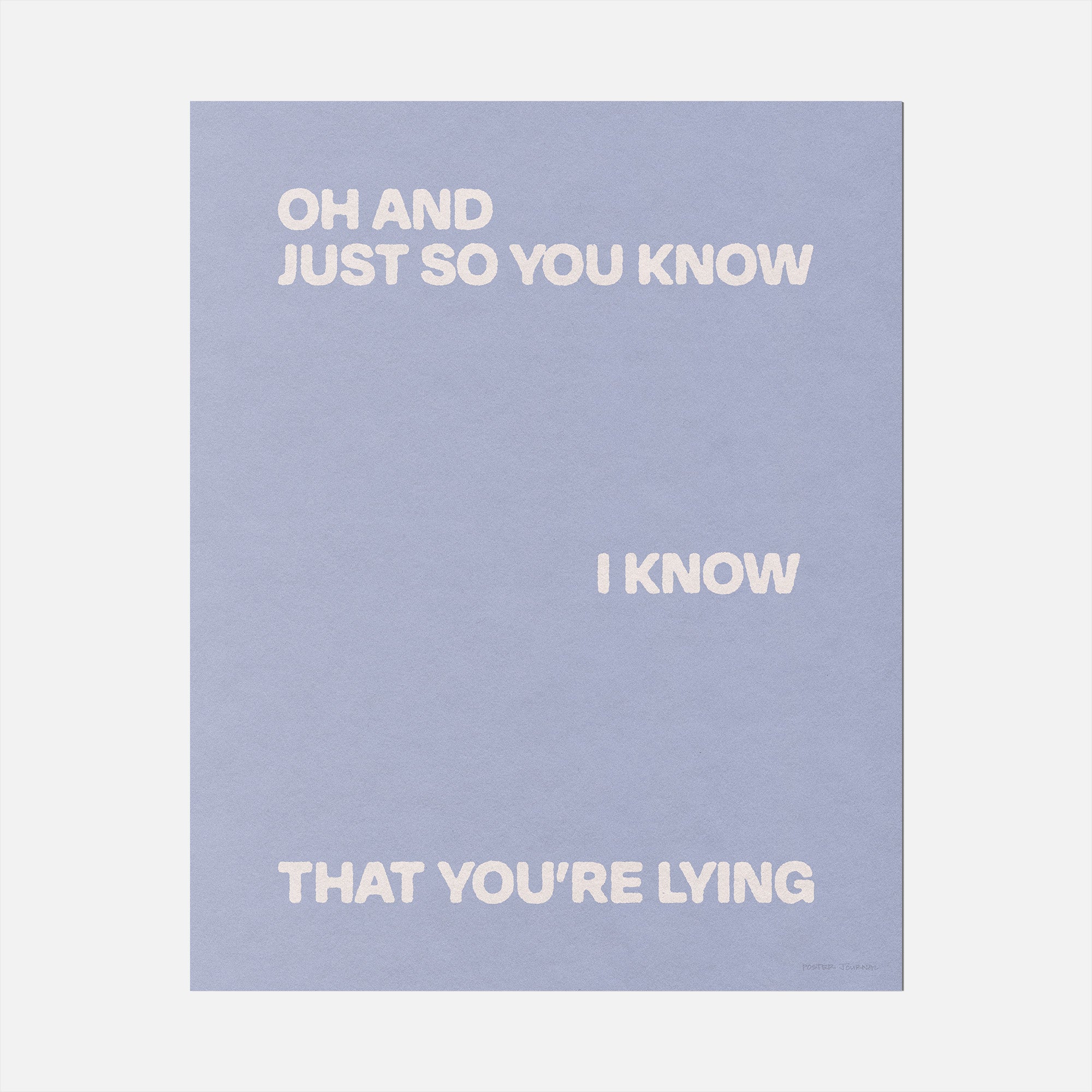 LYING PRINT