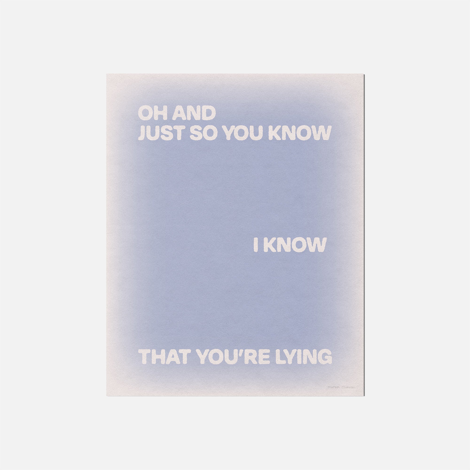 LYING PRINT