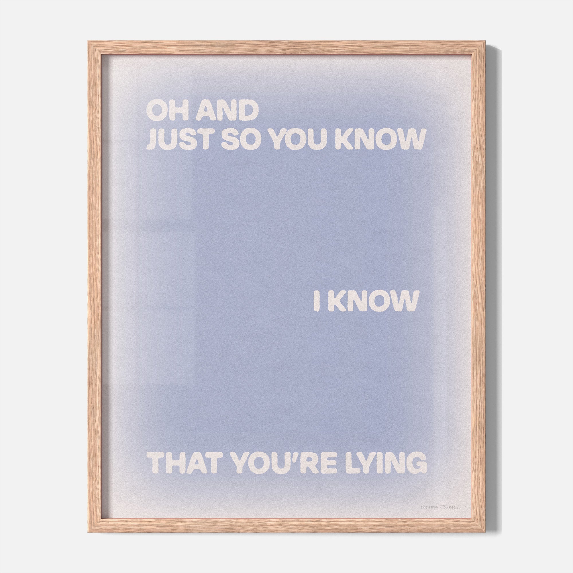 LYING PRINT