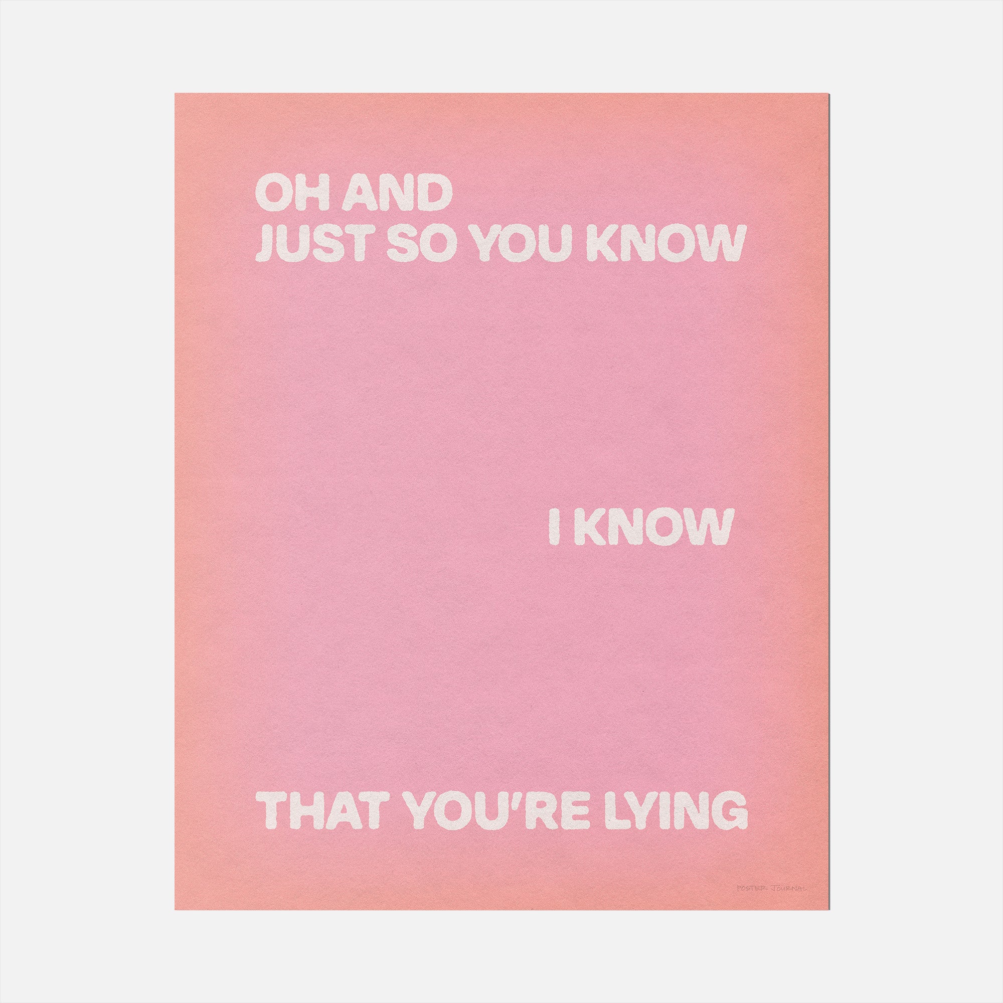 LYING PRINT