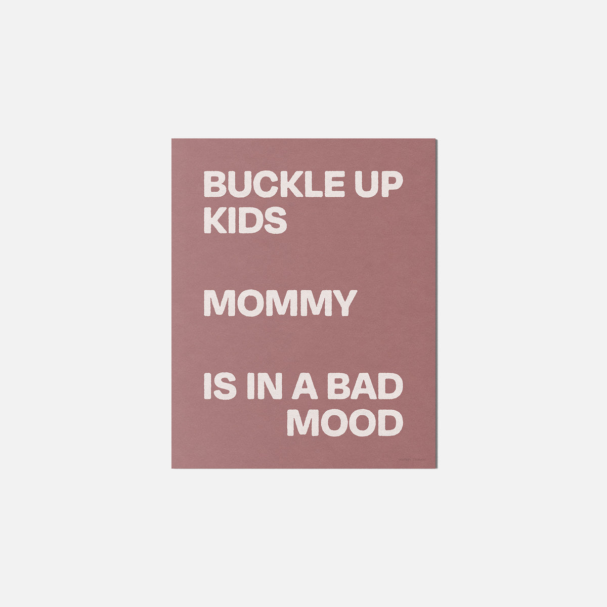 MOMMY PRINT