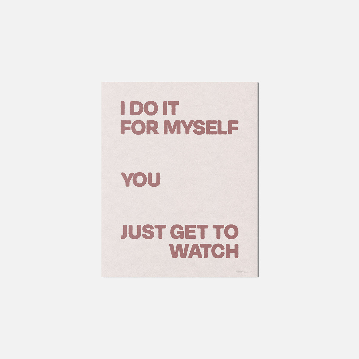MYSELF PRINT
