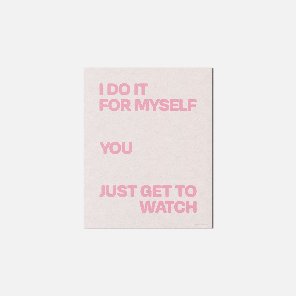MYSELF PRINT