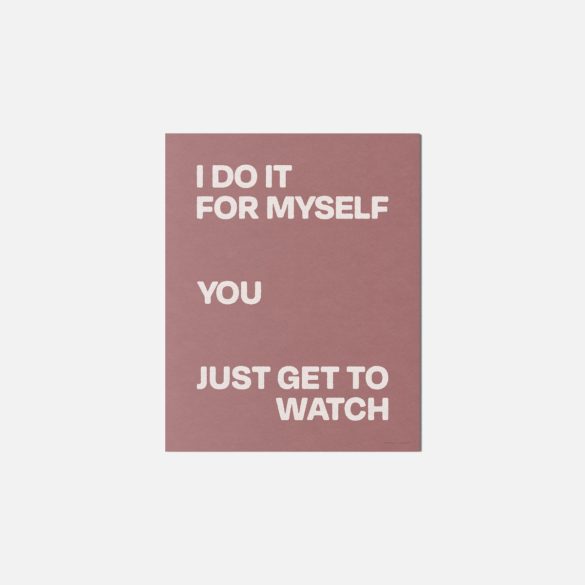 MYSELF PRINT