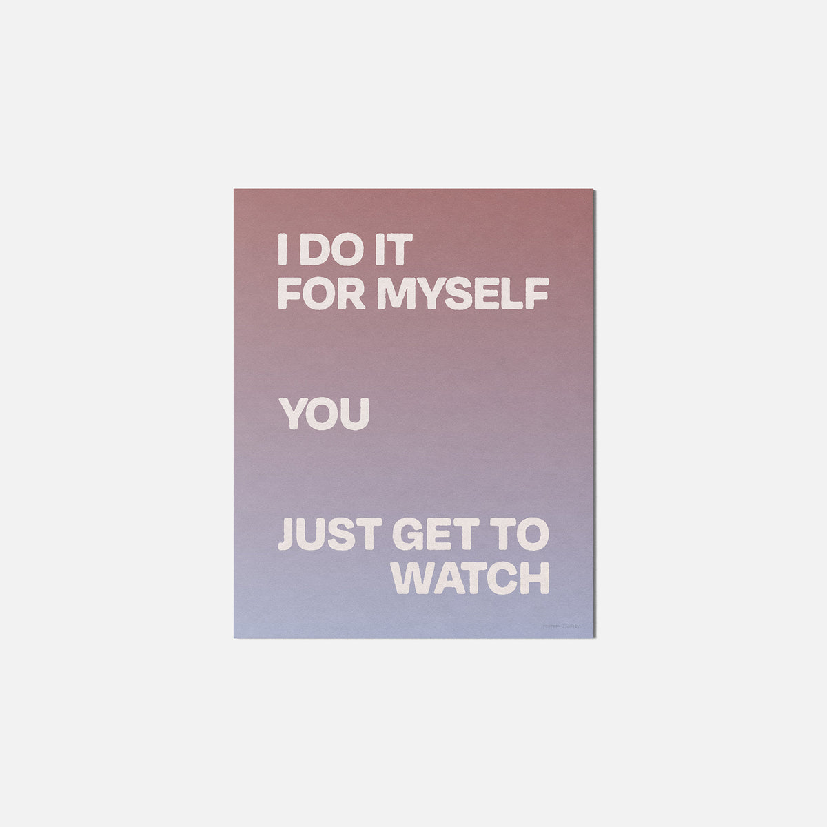 MYSELF PRINT