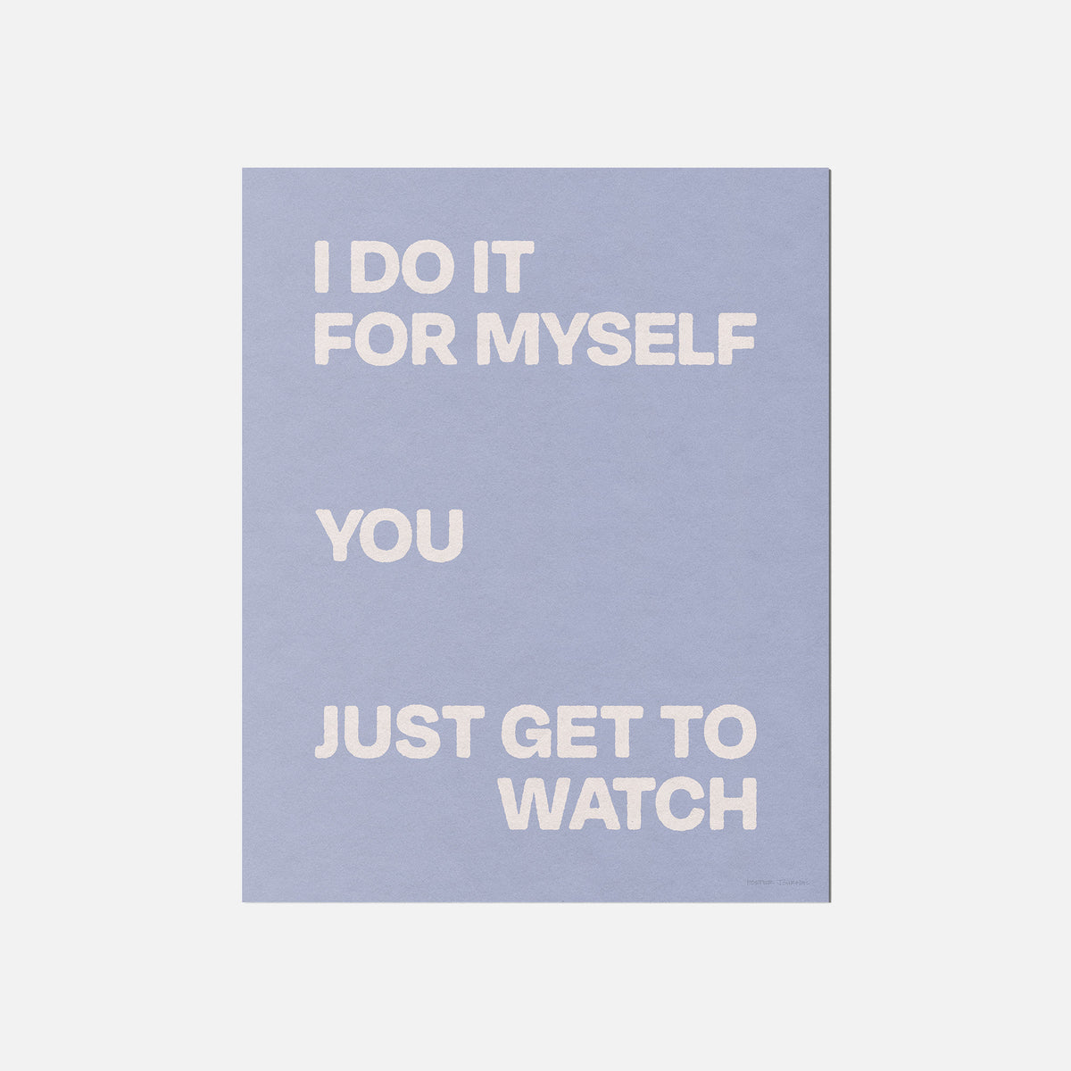 MYSELF PRINT