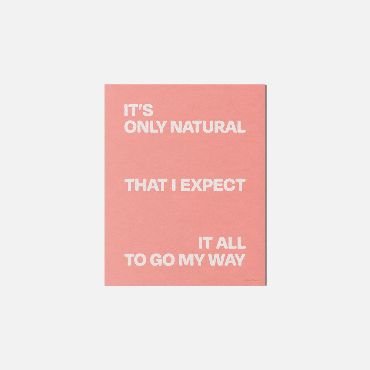 NATURAL PRINT