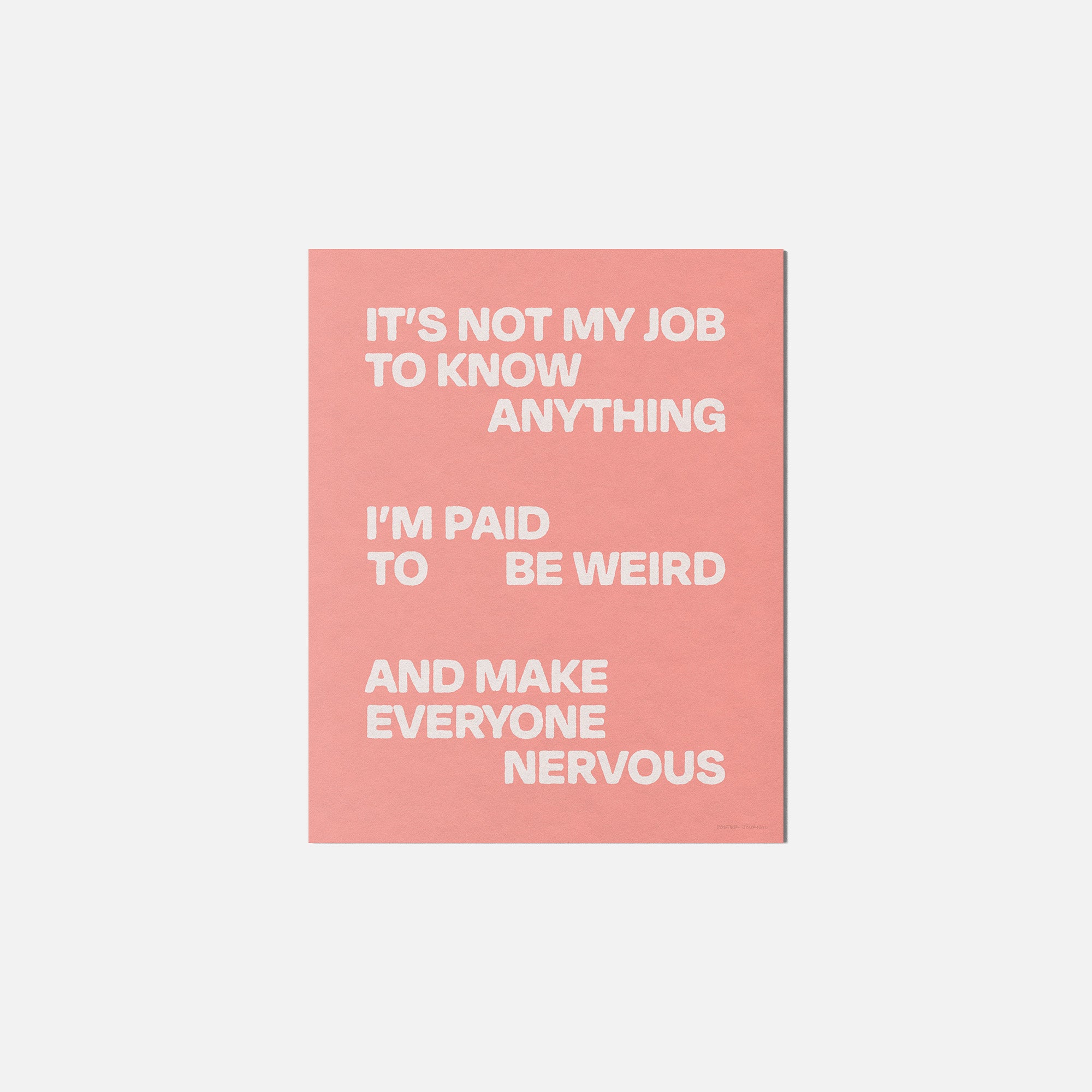 NERVOUS PRINT