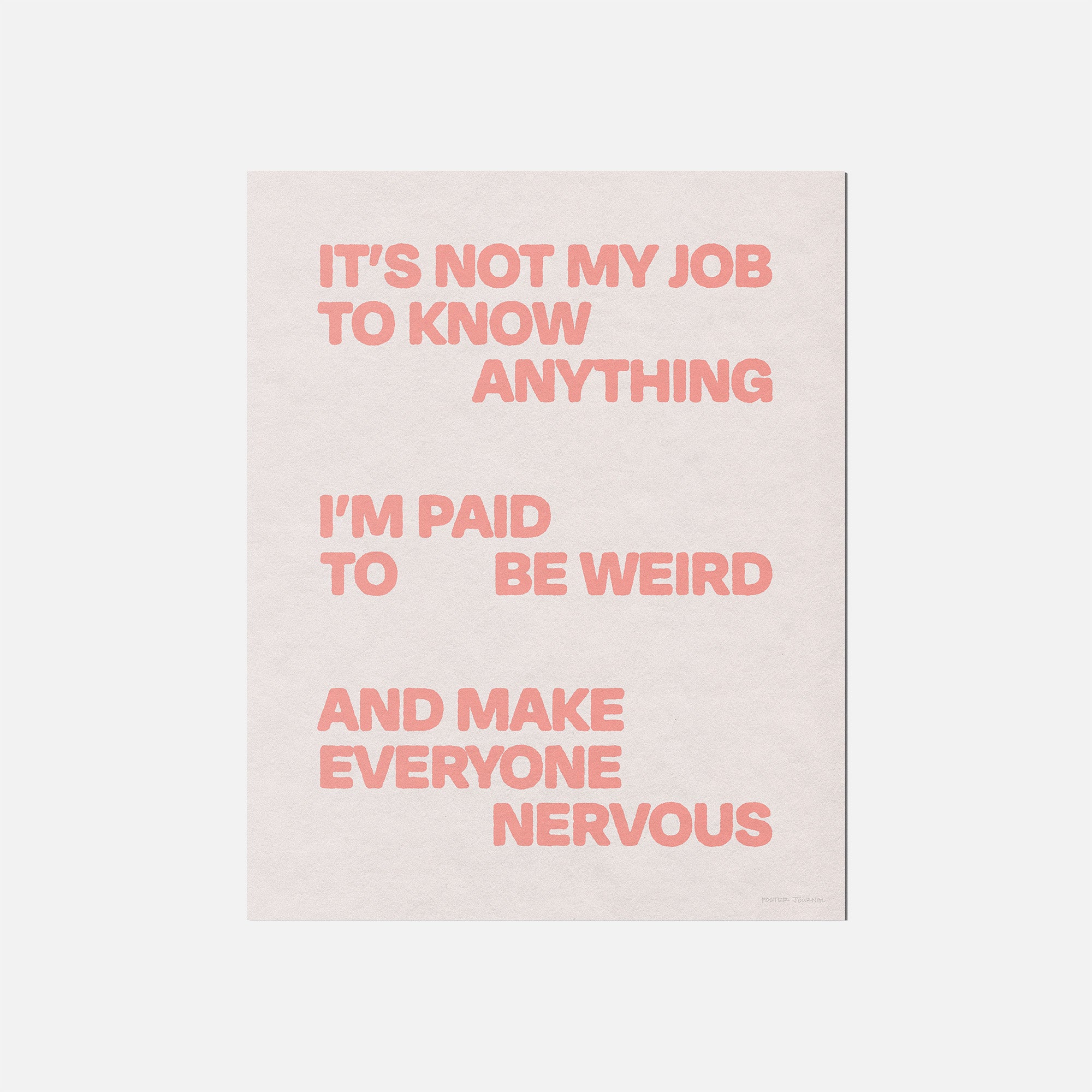 NERVOUS PRINT