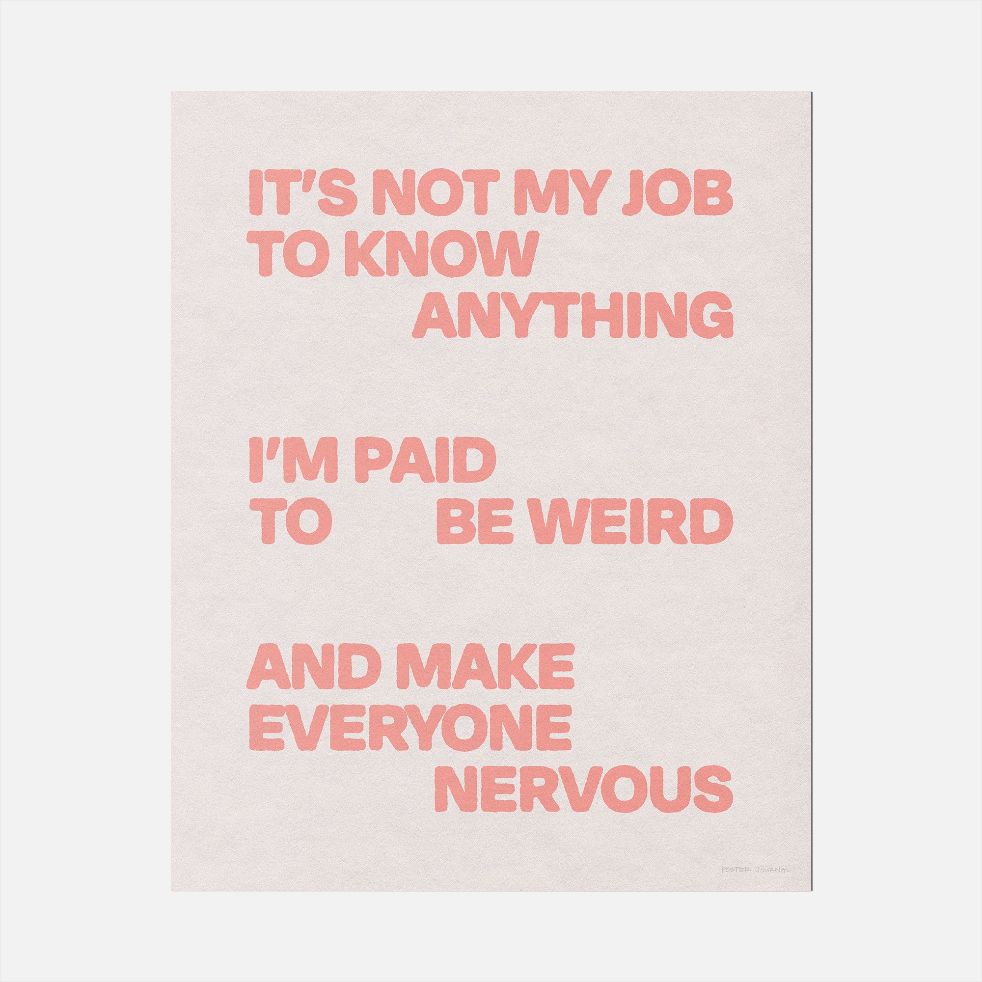 NERVOUS PRINT