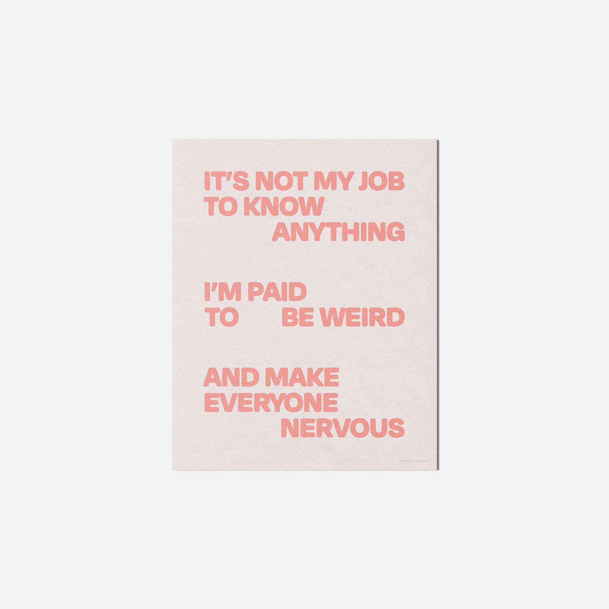 NERVOUS PRINT