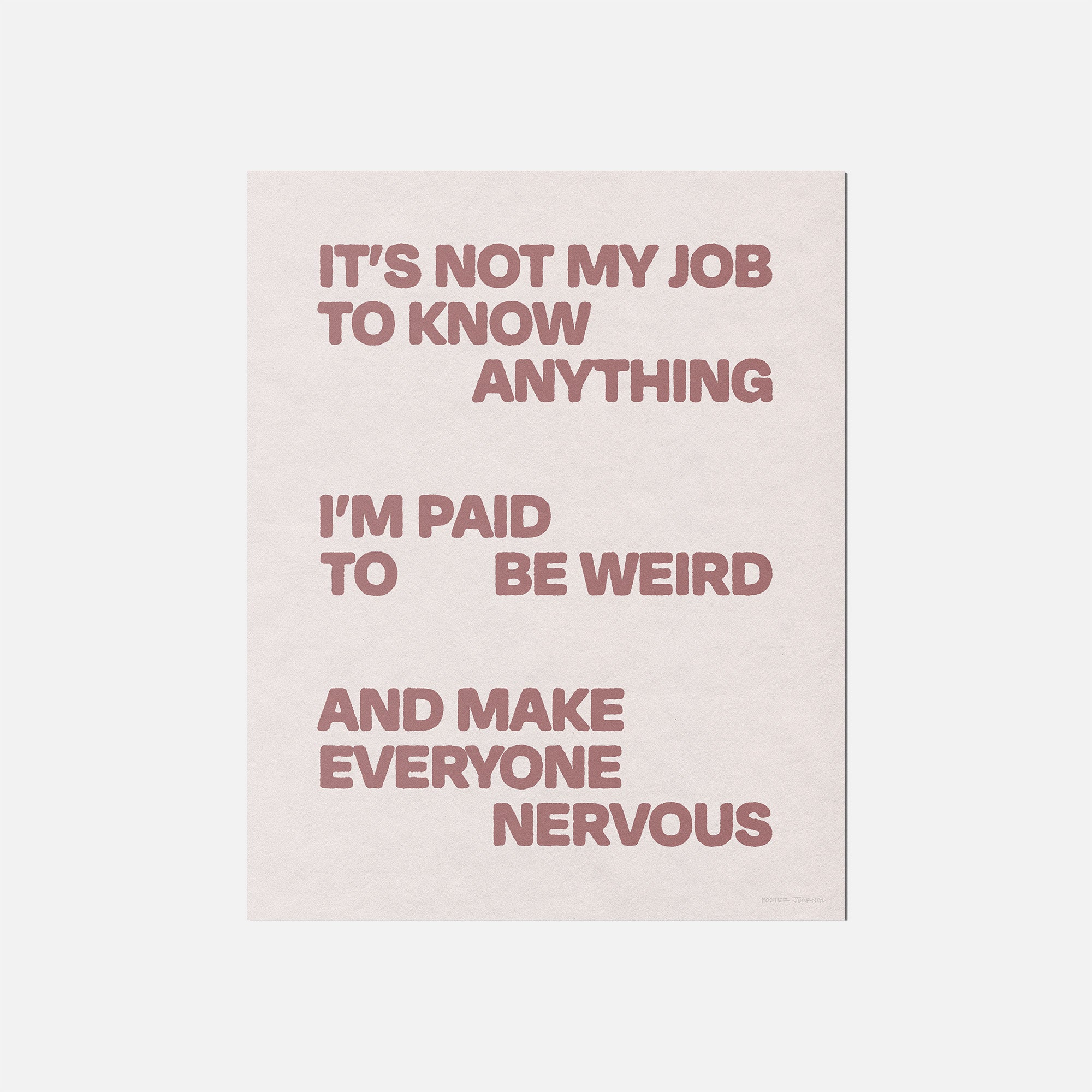 NERVOUS PRINT