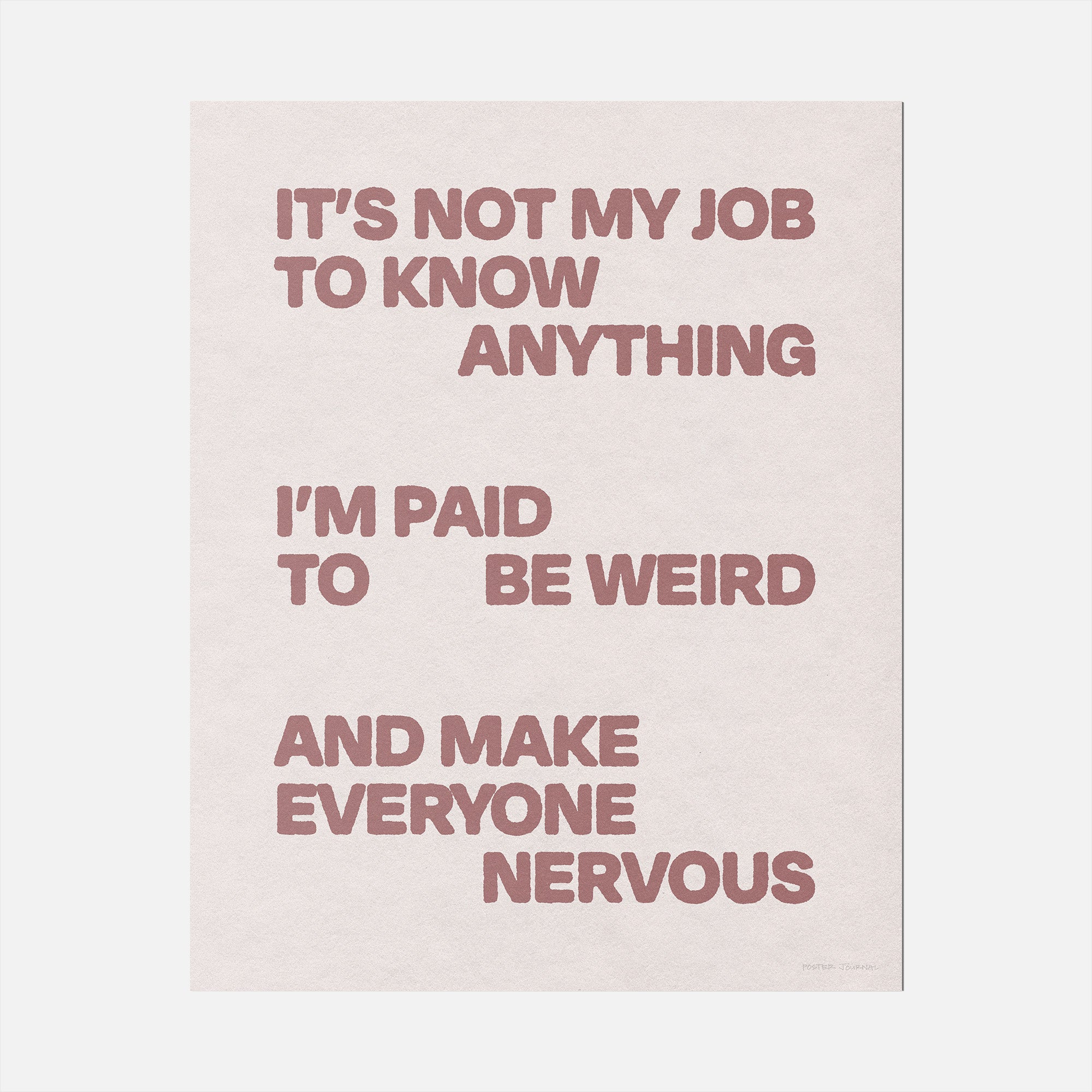 NERVOUS PRINT