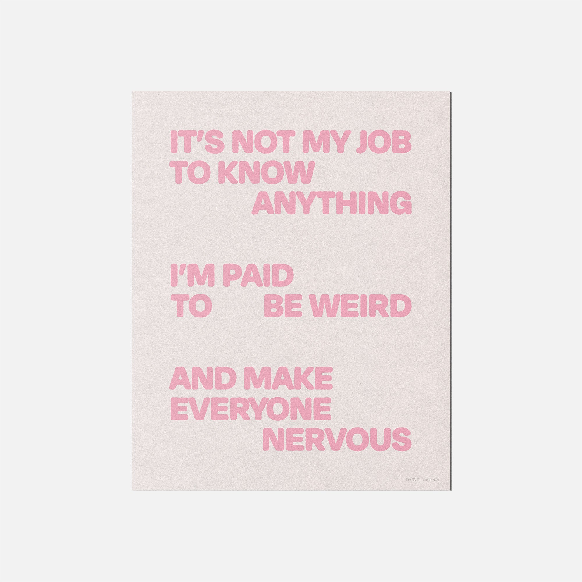 NERVOUS PRINT