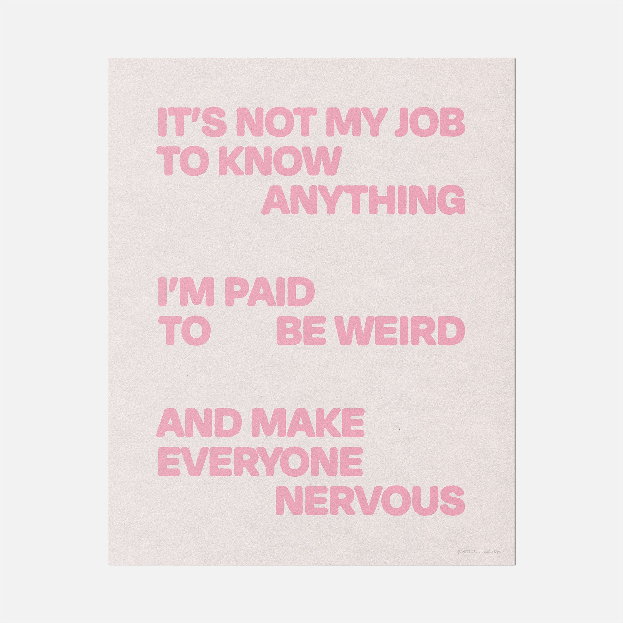 NERVOUS PRINT
