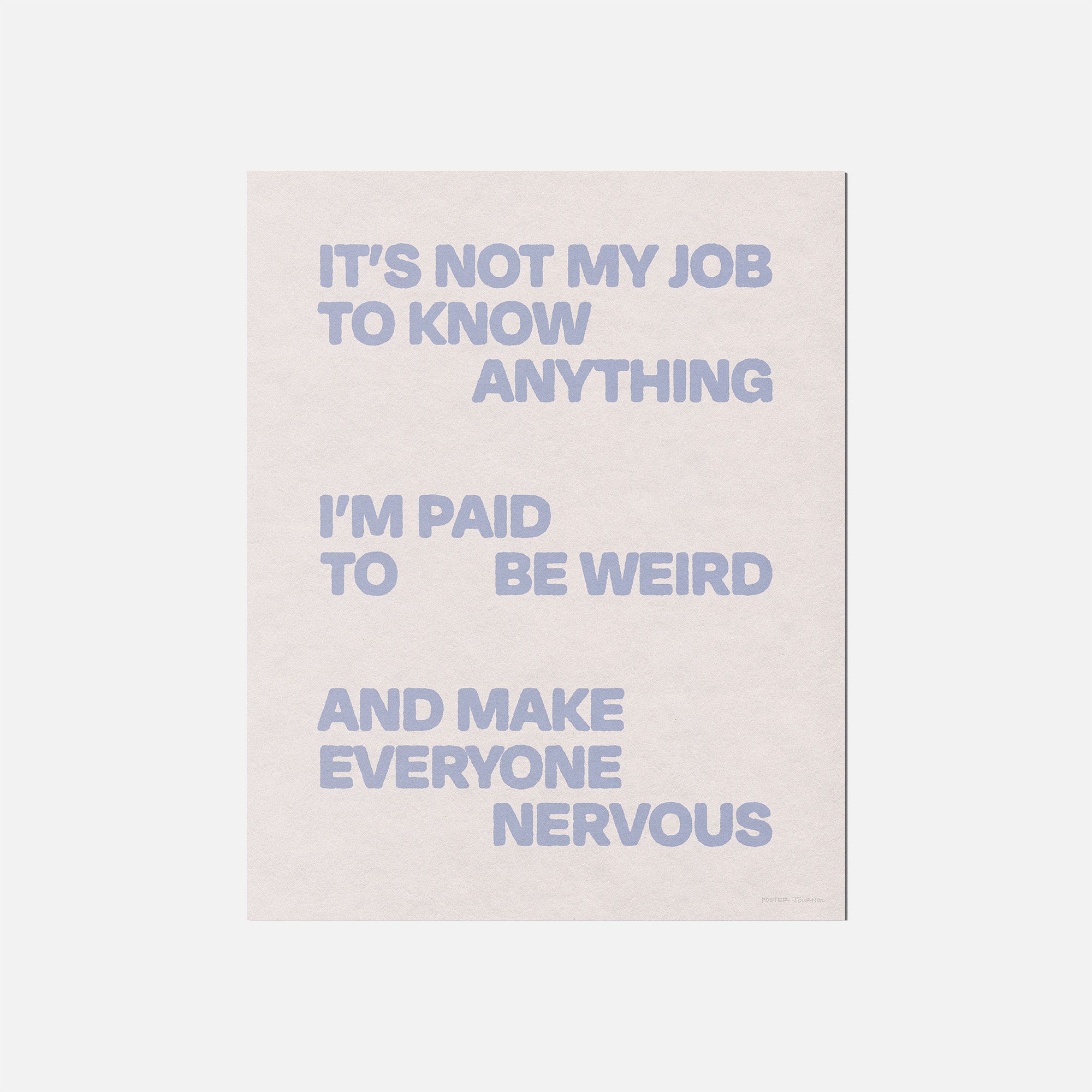 NERVOUS PRINT