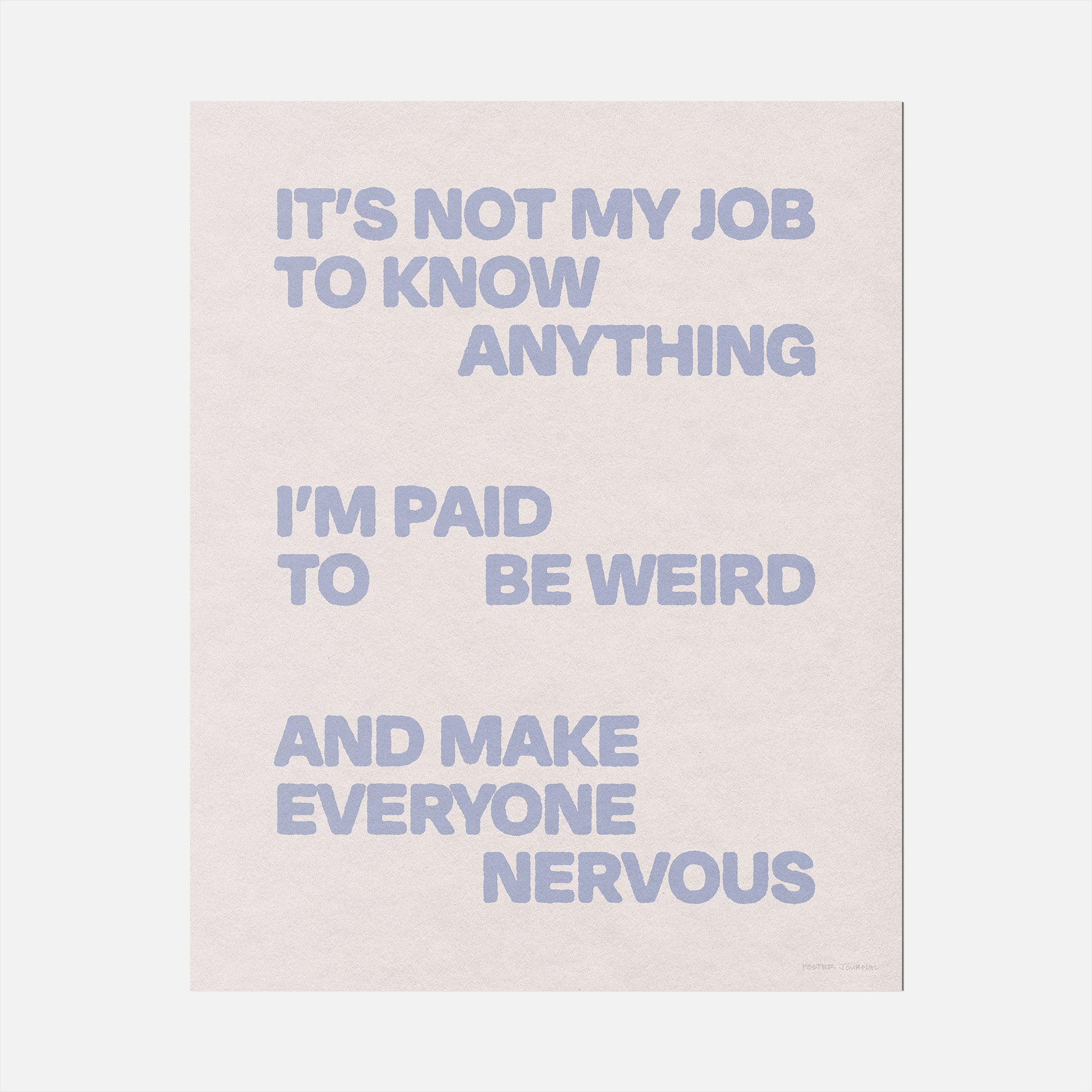 NERVOUS PRINT