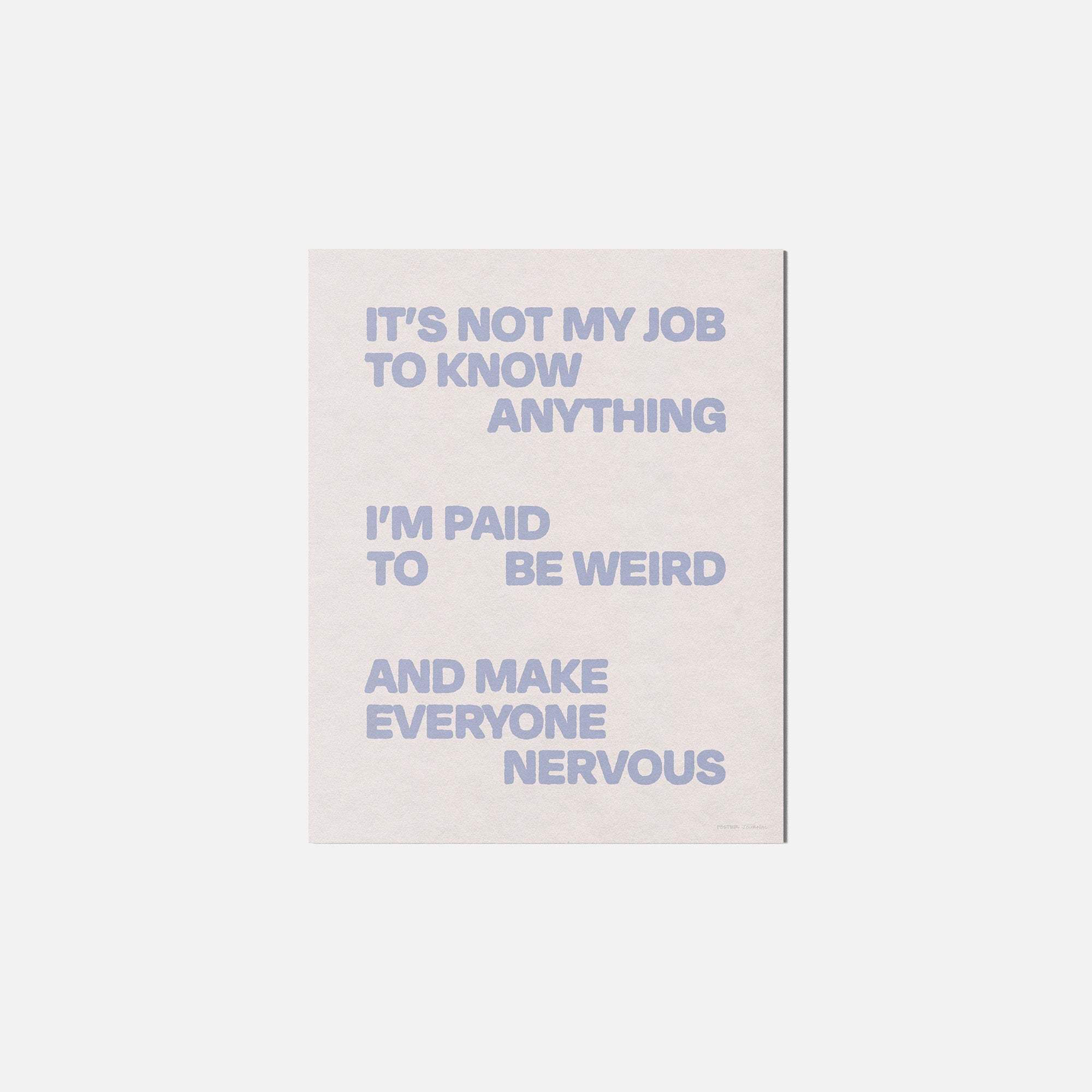 NERVOUS PRINT