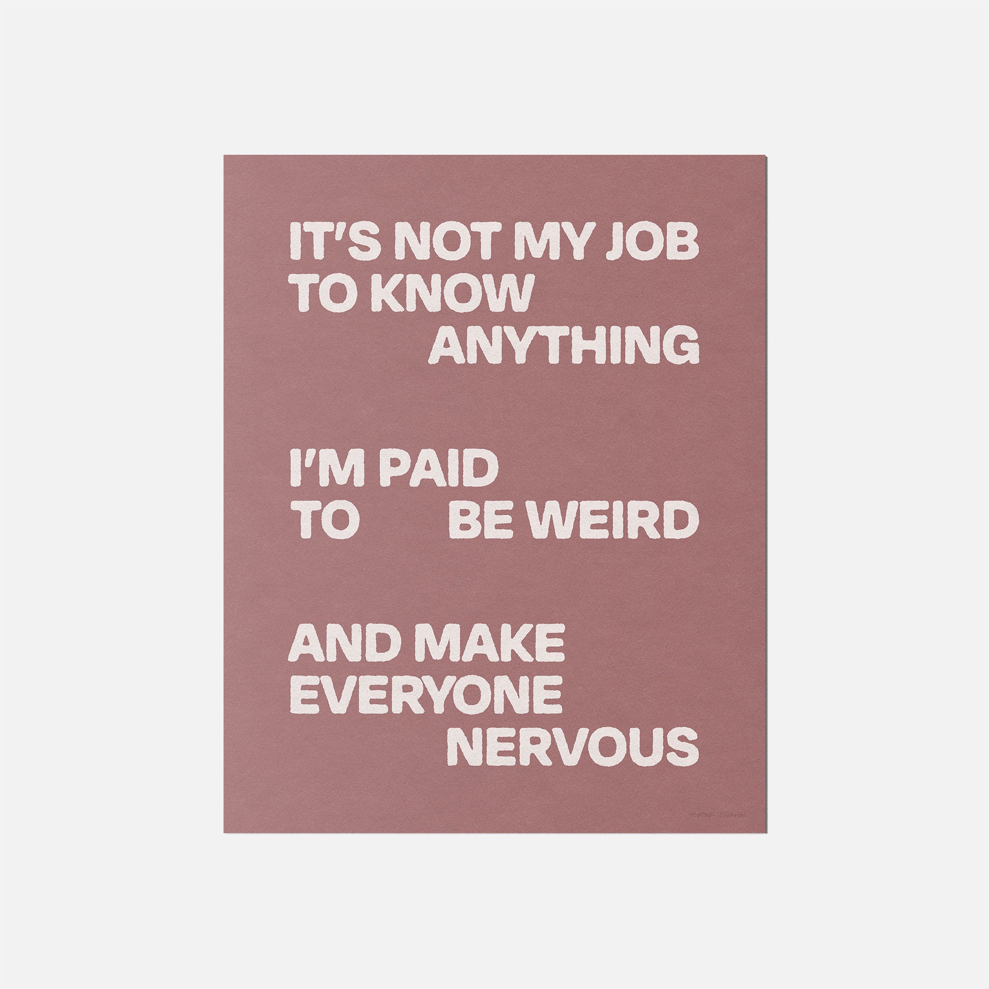 NERVOUS PRINT
