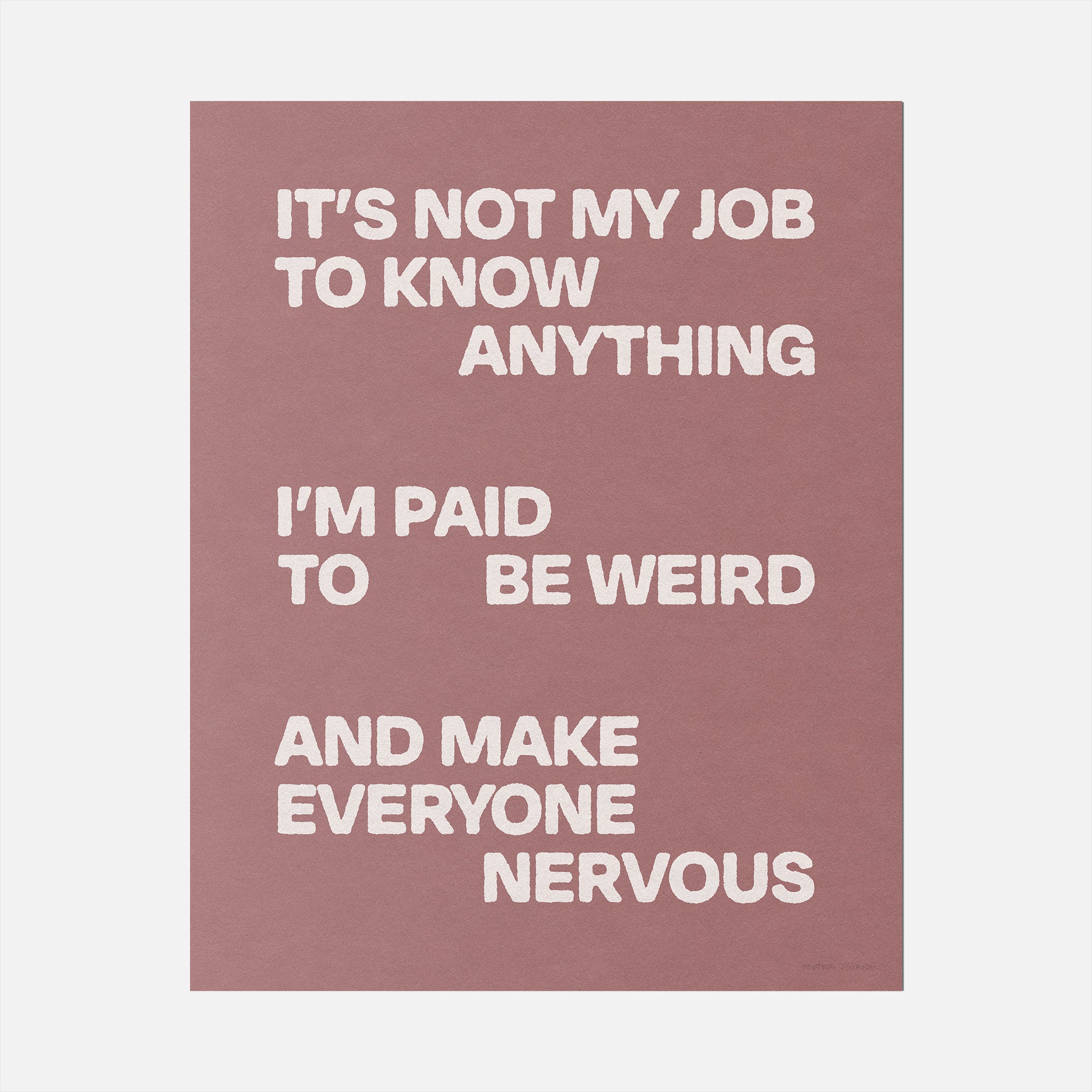 NERVOUS PRINT