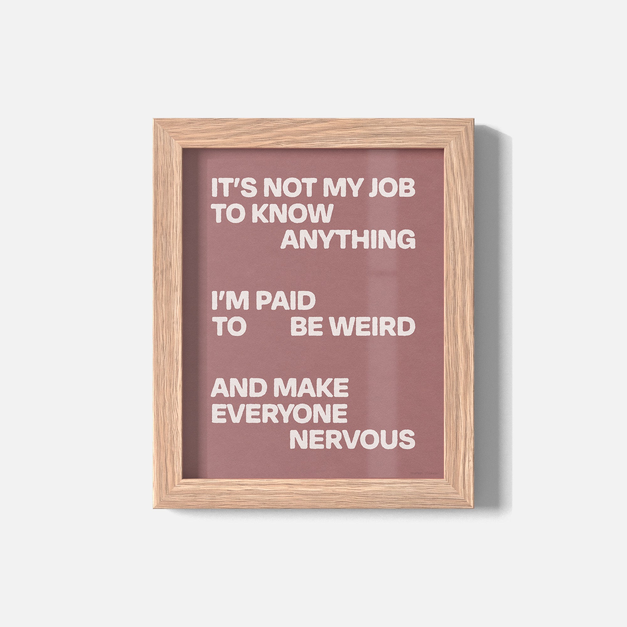 NERVOUS PRINT