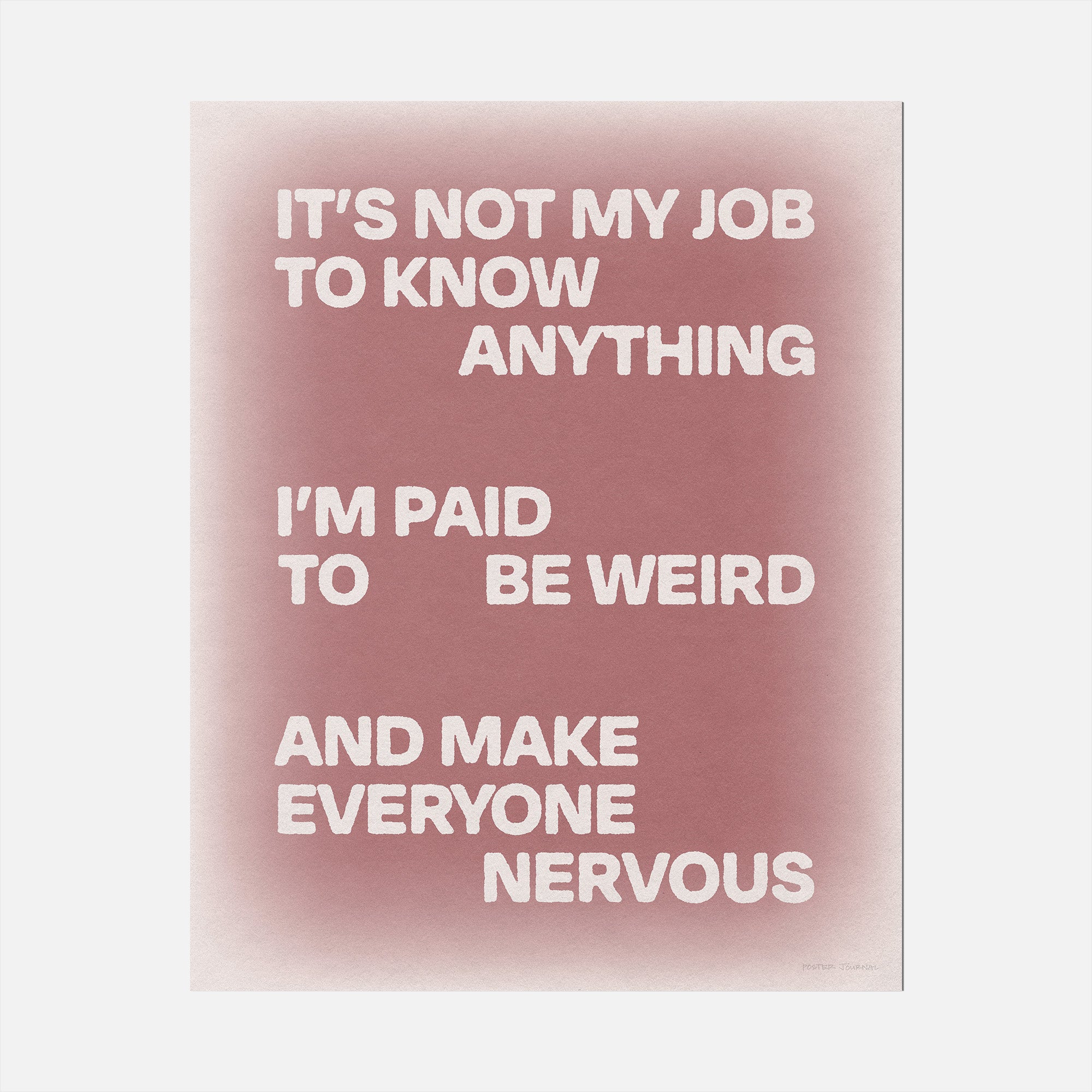 NERVOUS PRINT