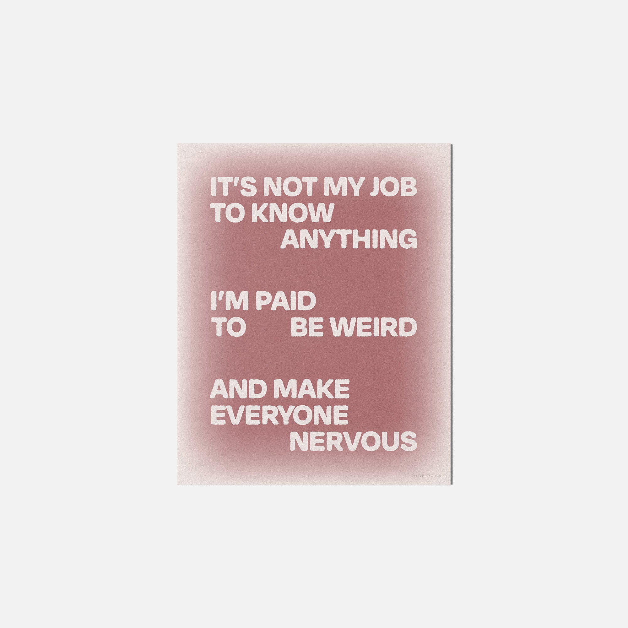 NERVOUS PRINT