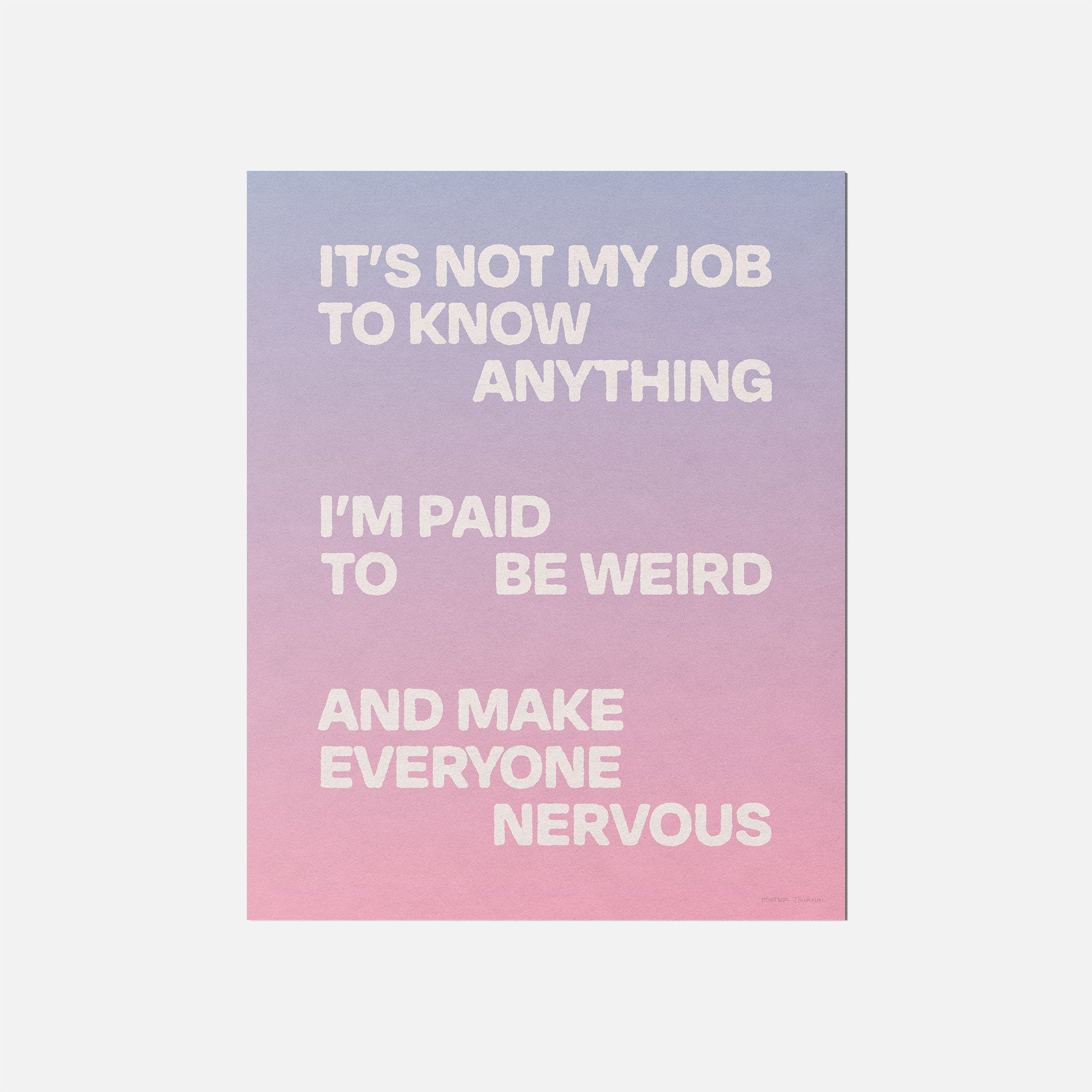 NERVOUS PRINT