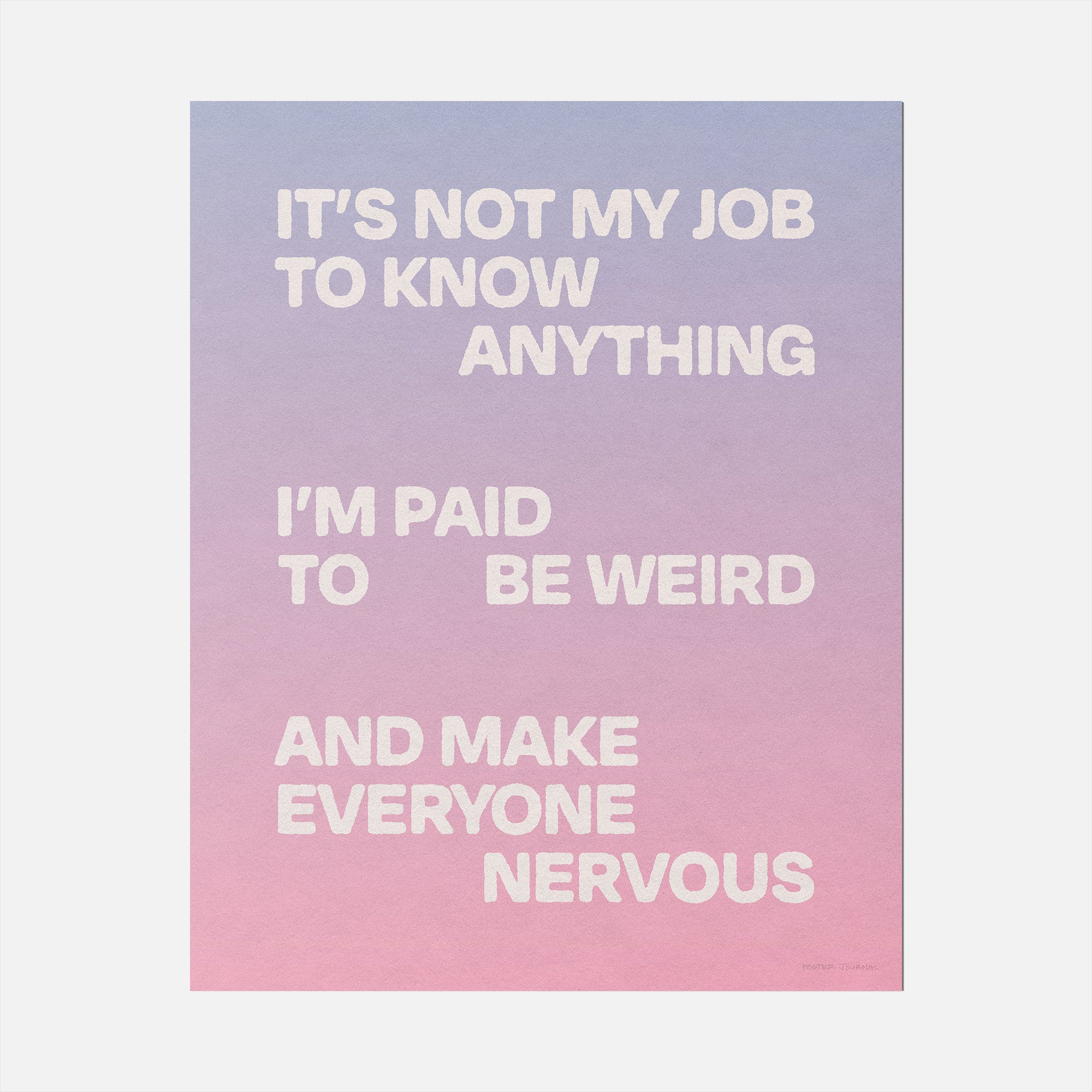 NERVOUS PRINT