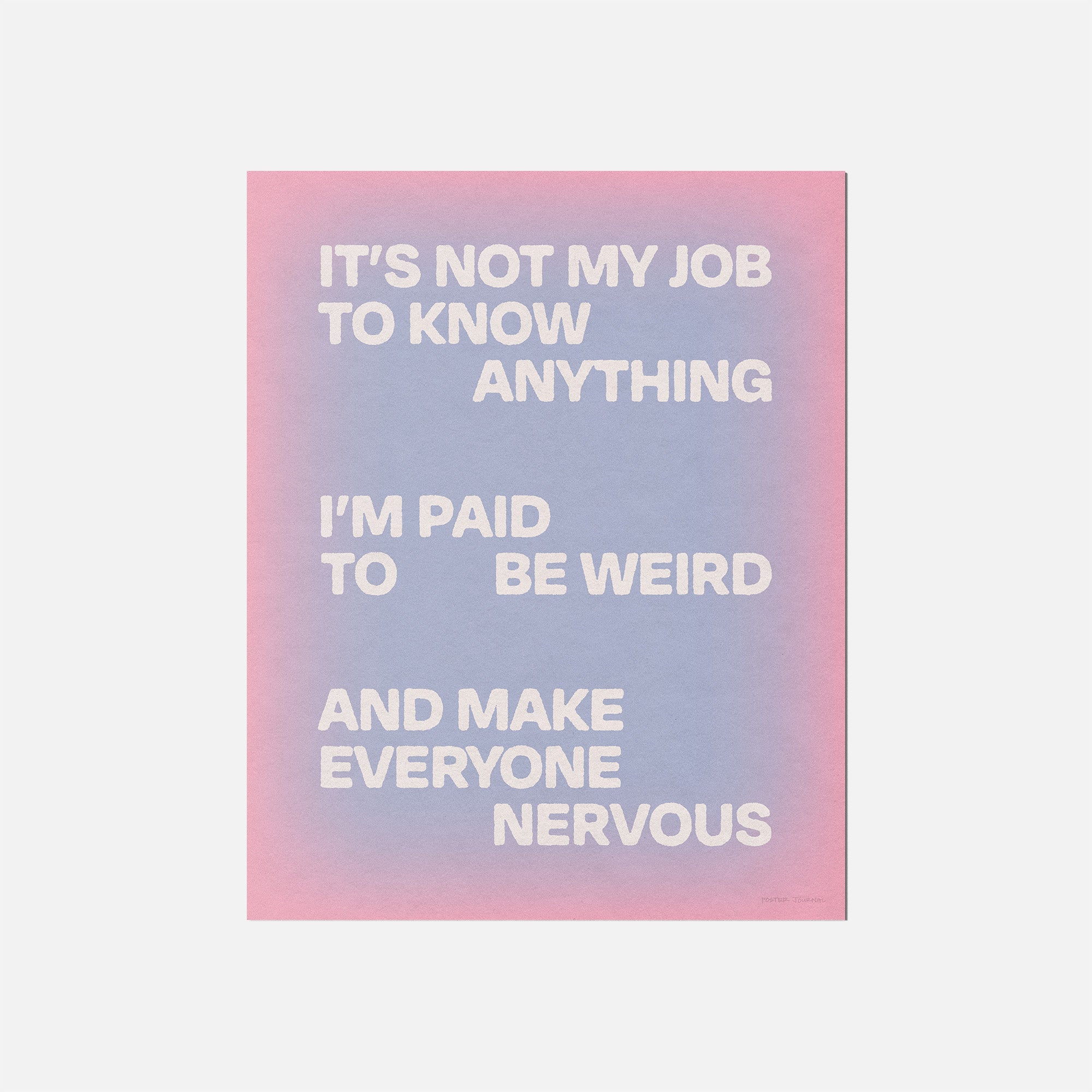 NERVOUS PRINT
