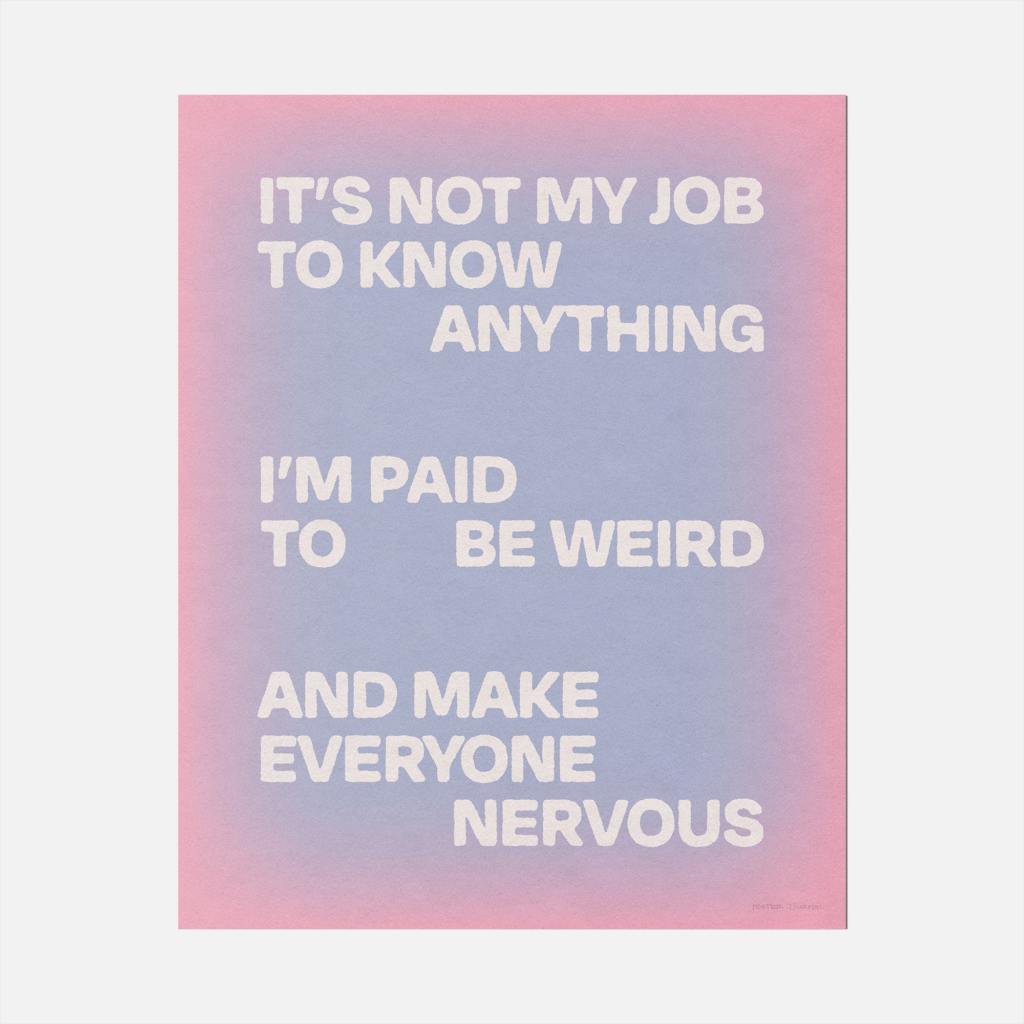 NERVOUS PRINT
