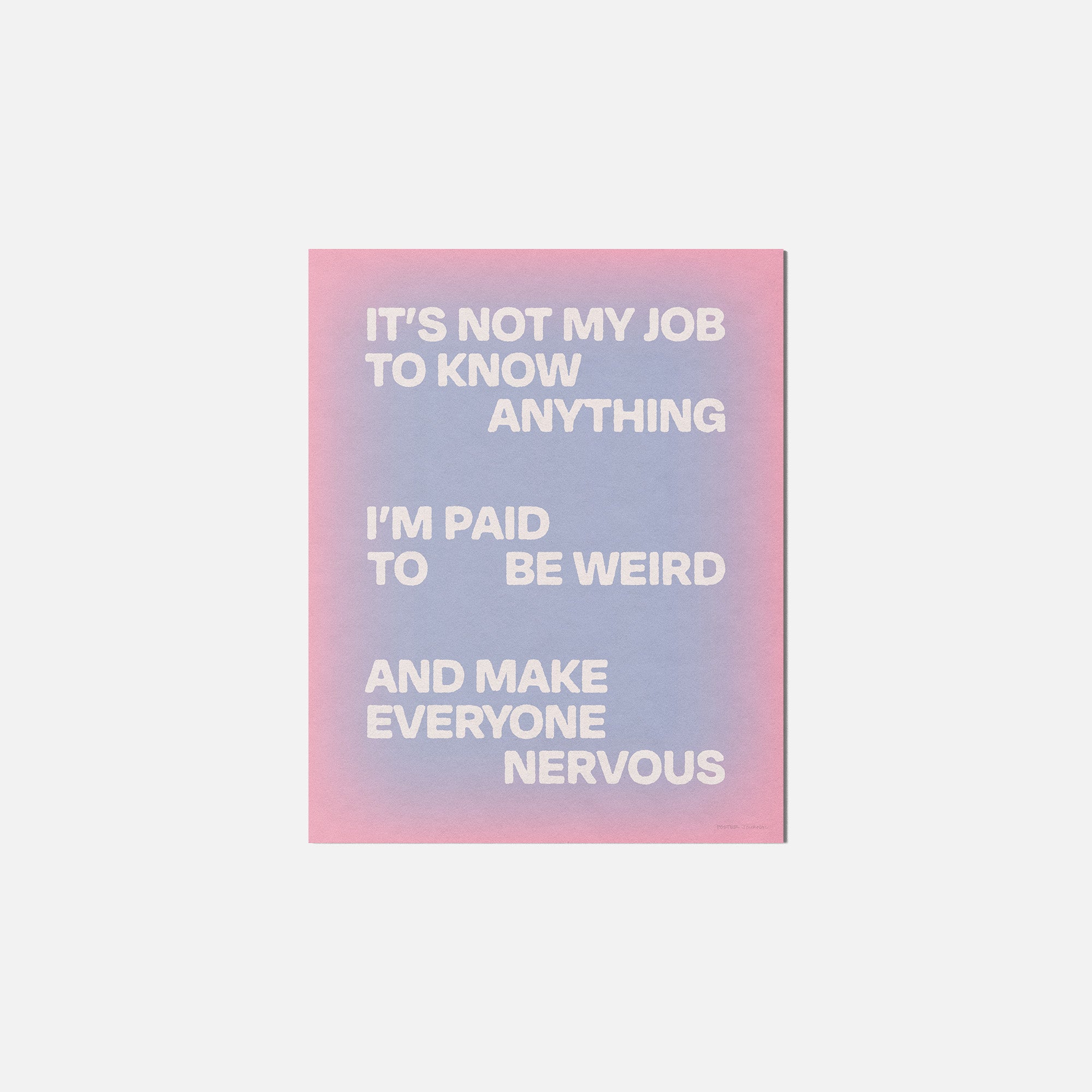 NERVOUS PRINT