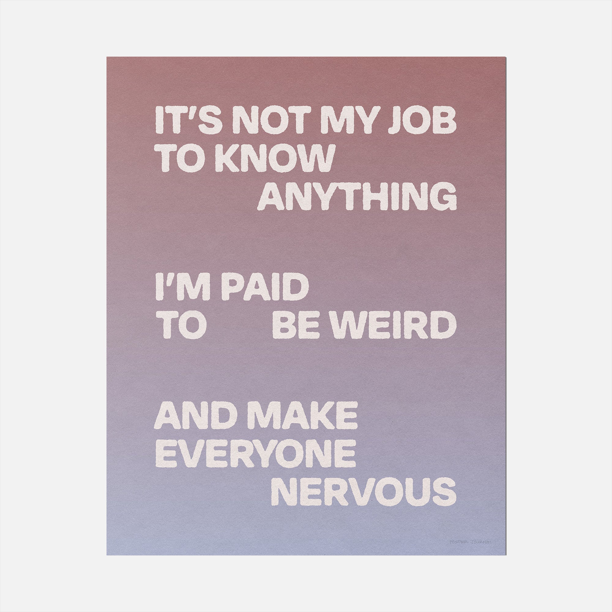 NERVOUS PRINT
