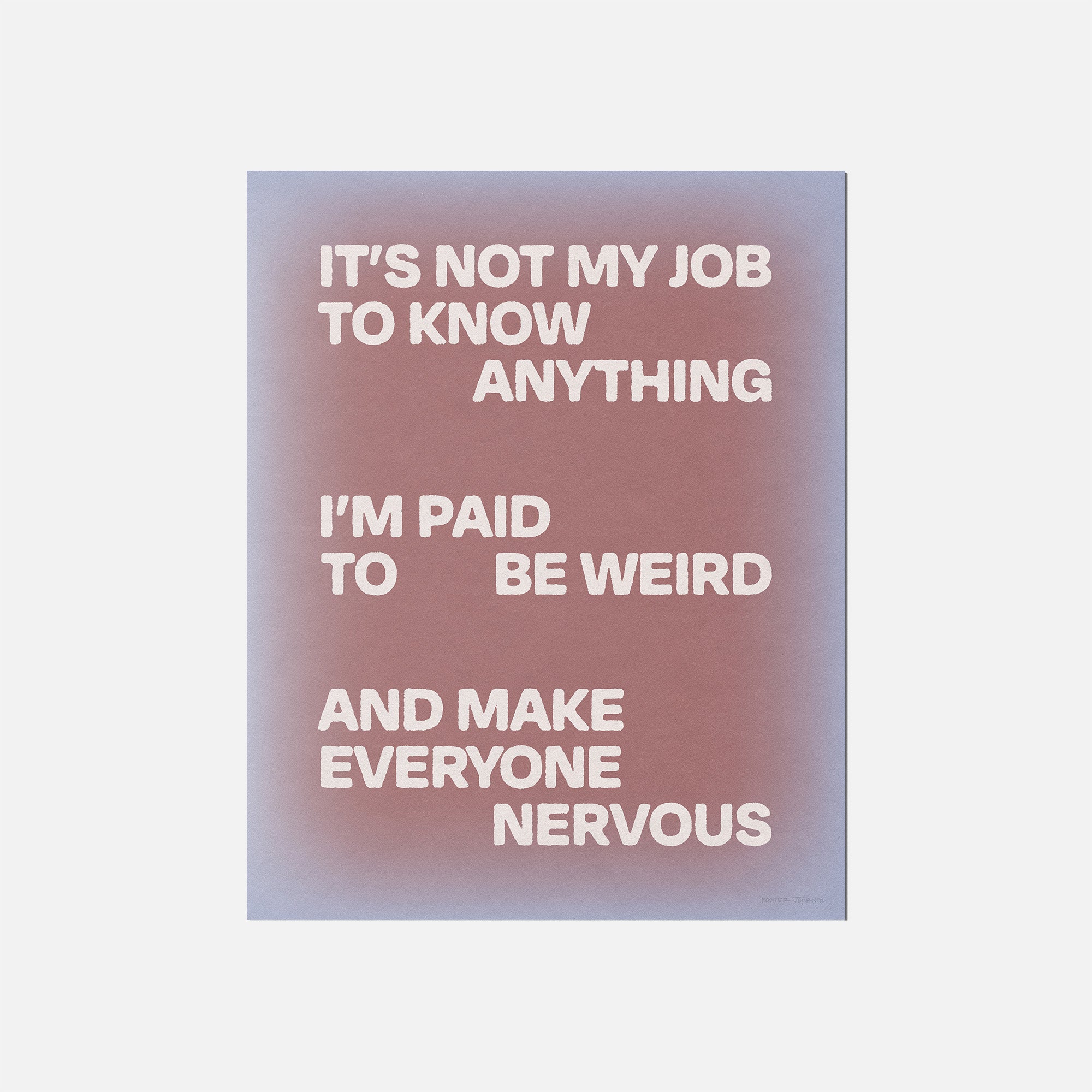 NERVOUS PRINT